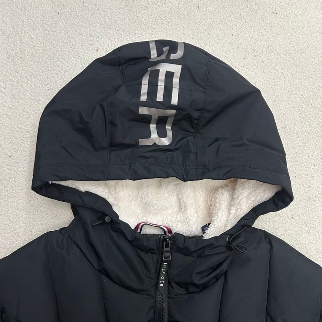타미힐피거 셰르파 안감 후드 퀄팅 푸퍼 재킷 S 상품이미지4