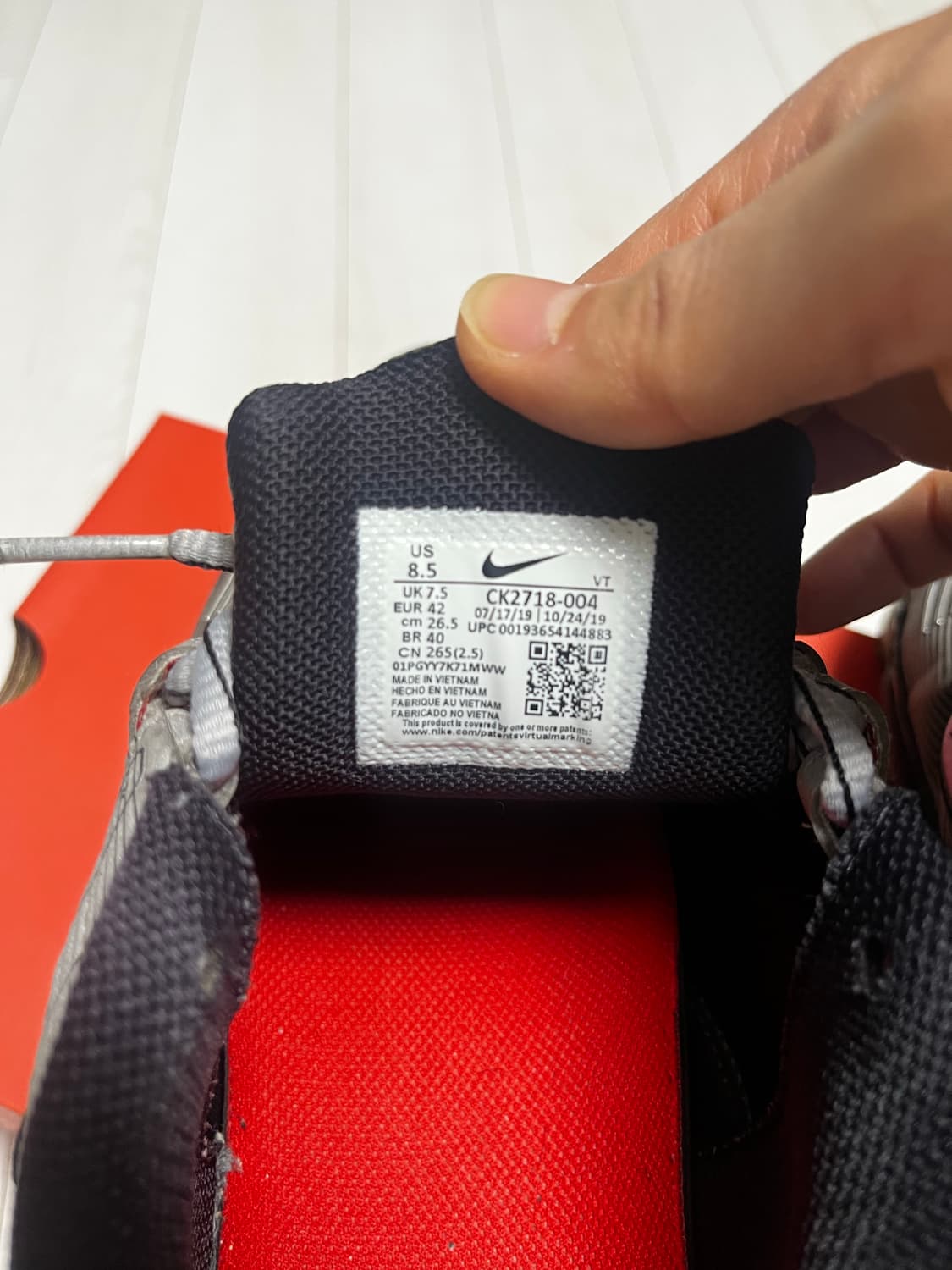 나이키 베이퍼맥스 360 메탈릭실버(260~265) 상품이미지6