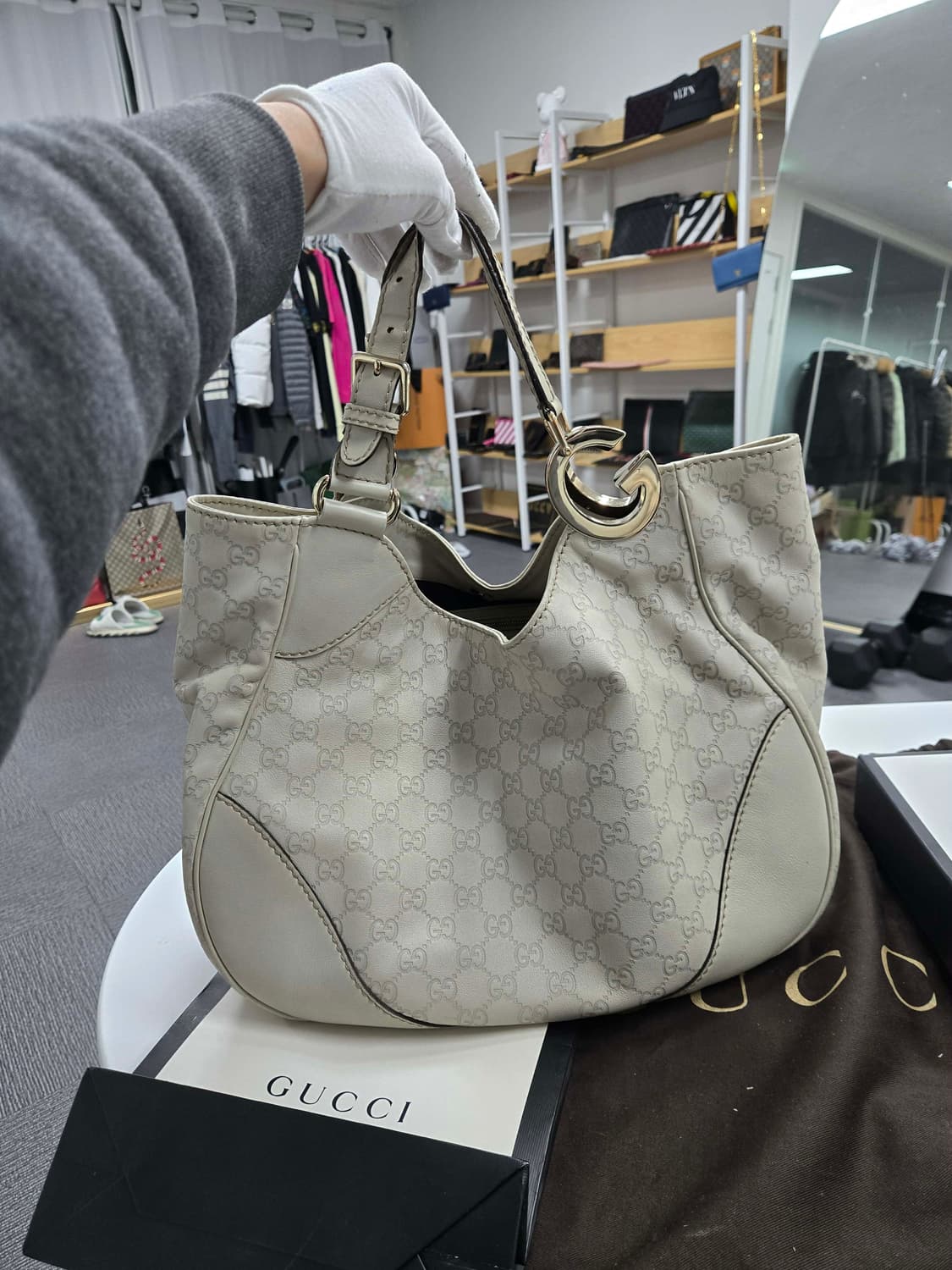 [A급컨디션]구찌 시그니처 인터로킹 토트백 상품이미지2