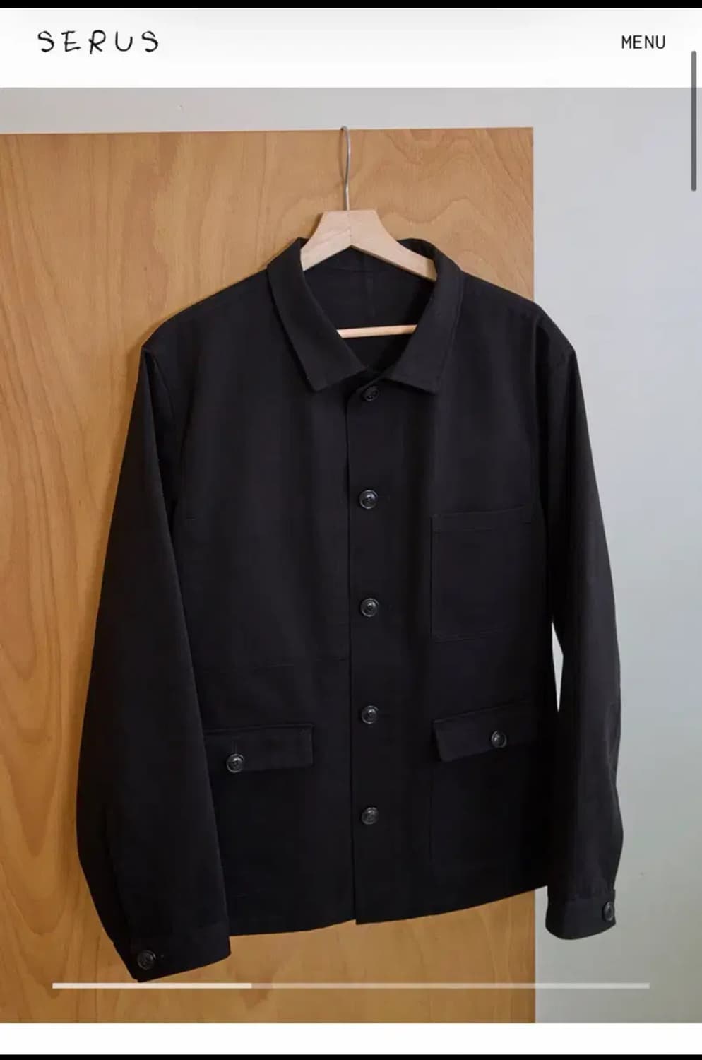 Serus 세루스 자켓 jacket black 1사이즈 상품이미지1