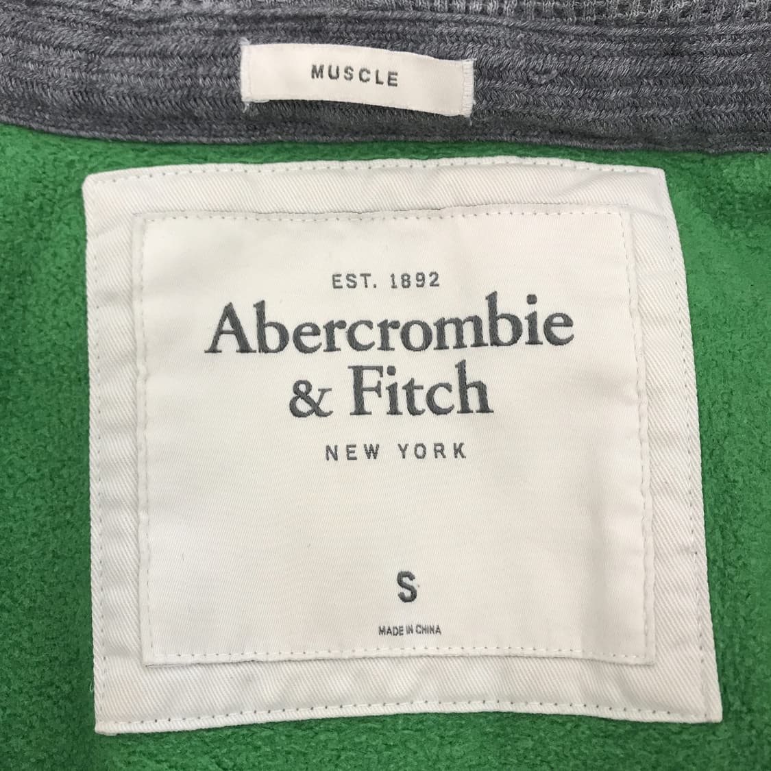 아베크롬비 Y2K 그린 빈티지 후드집업 [S] 상품이미지5