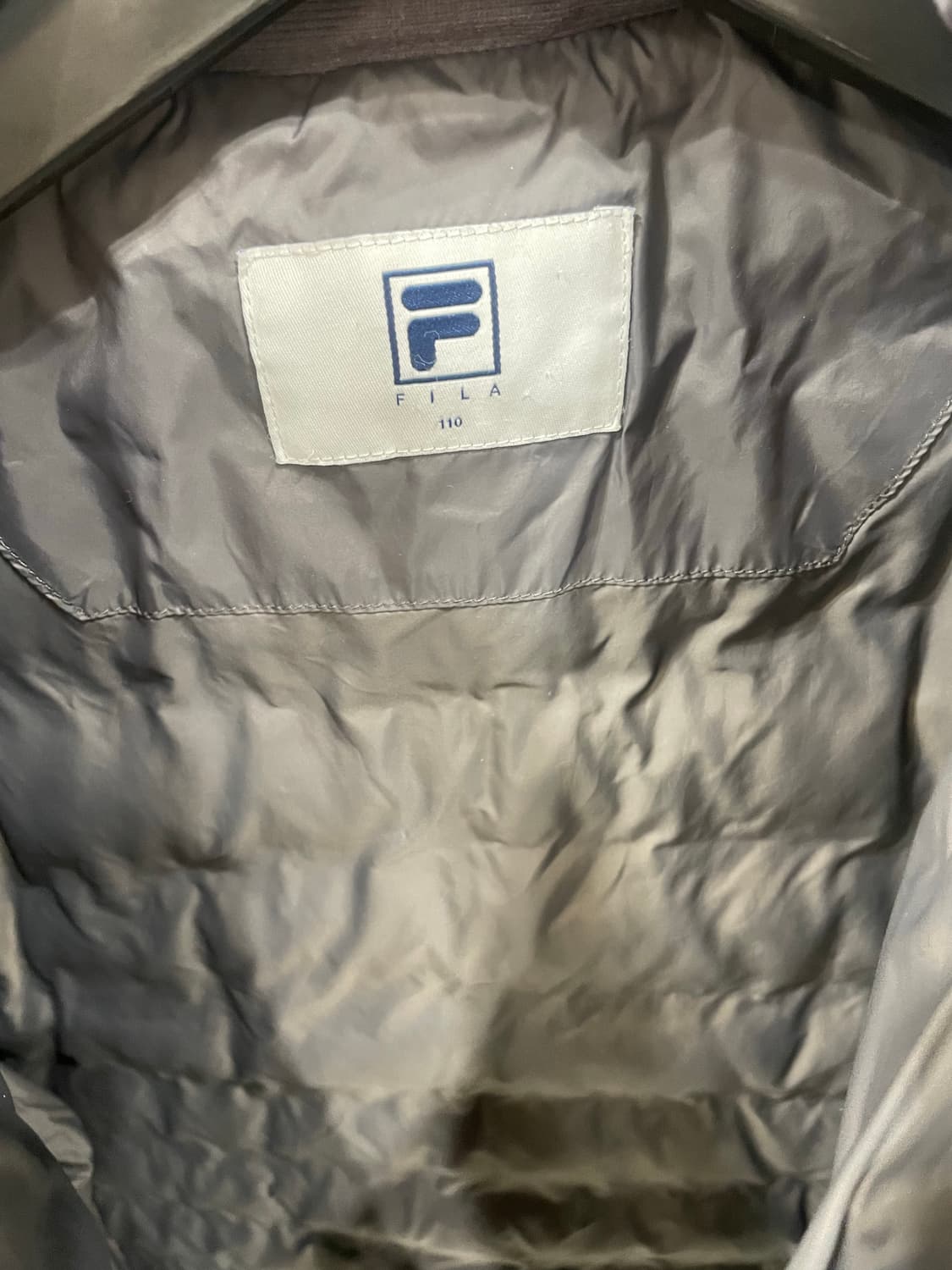 휠라 FILA 구스다운 경량 패딩 110 사이즈 상품이미지3