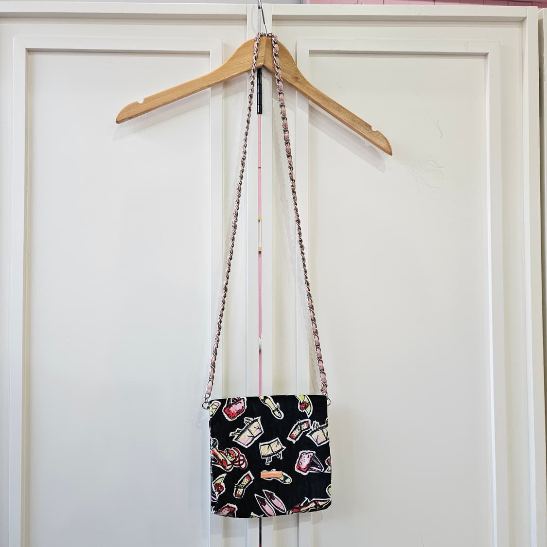 사만사타바사 미니 패턴 체인 크로스백 상품이미지2