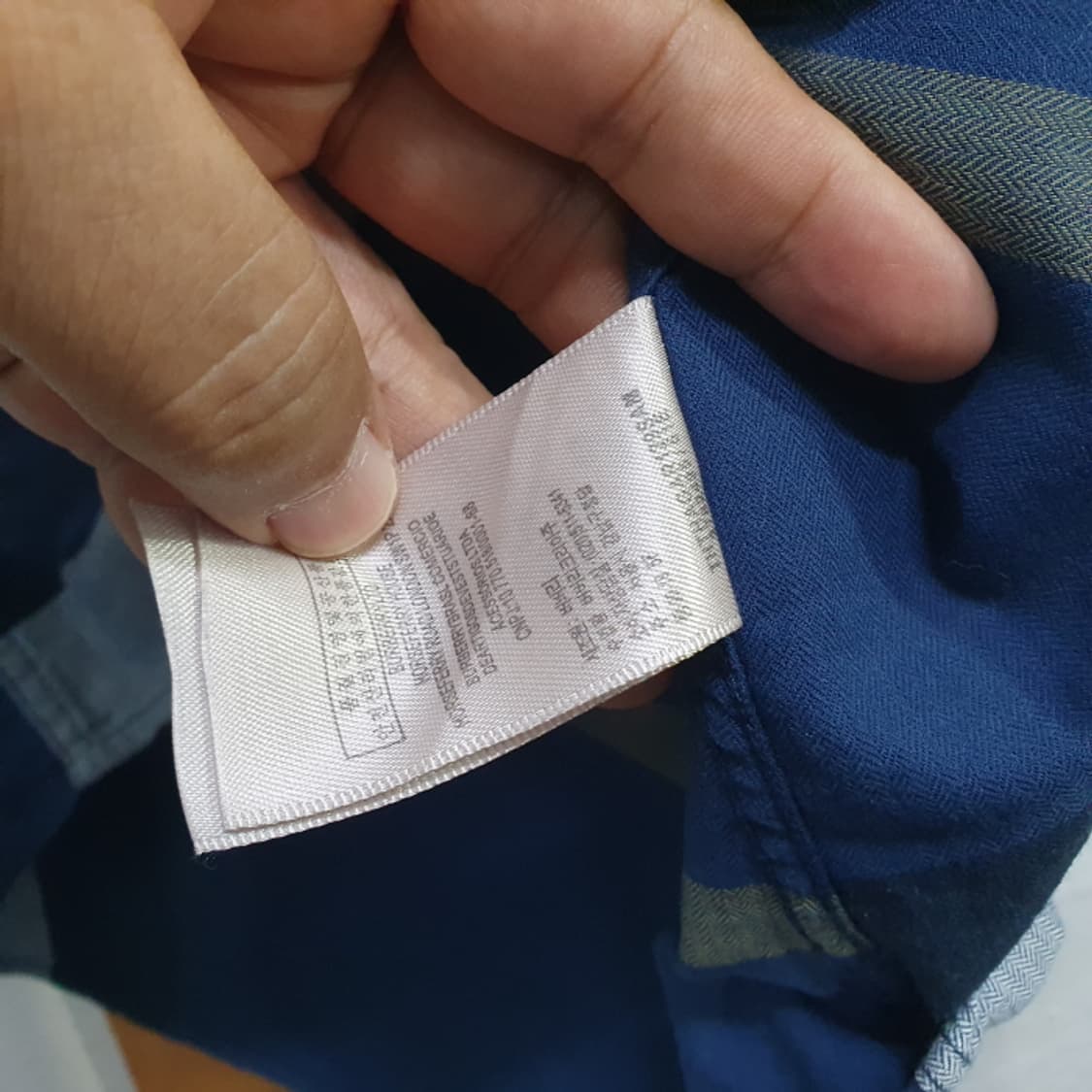 력서리 반팔 체크 남자셔츠(95) 상품이미지7