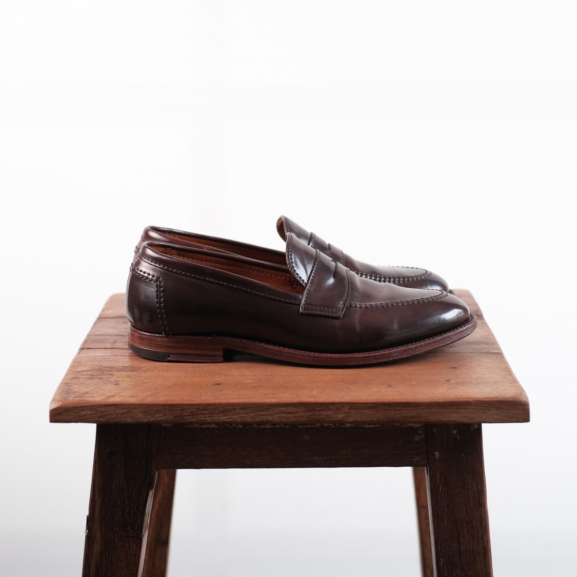 알든 7.5D사이즈 버건디 코도반 페니로퍼 레이든 라스트 상품이미지6