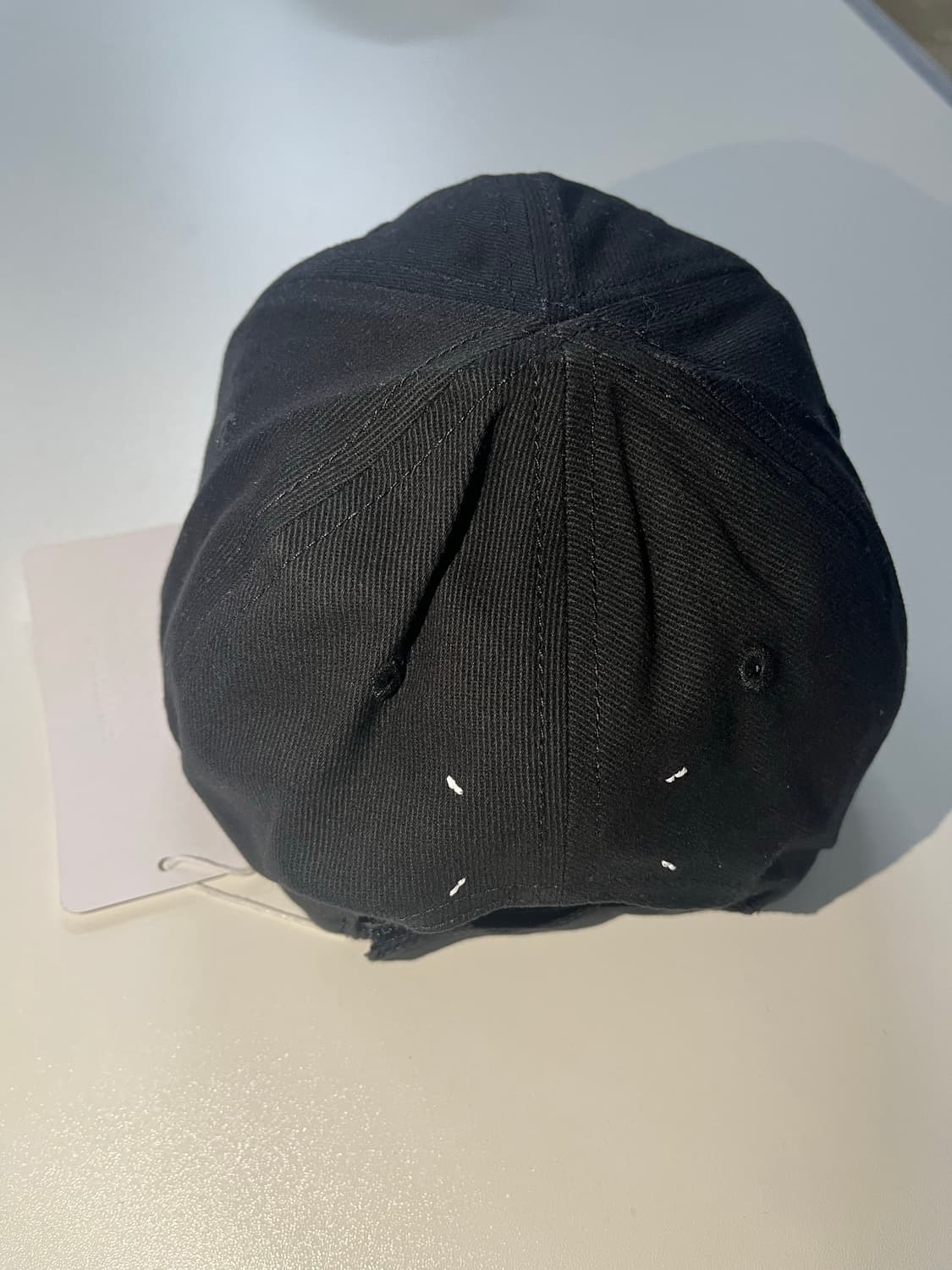 마르지엘라 볼캡 밥풀스티치 블랙 상품이미지3