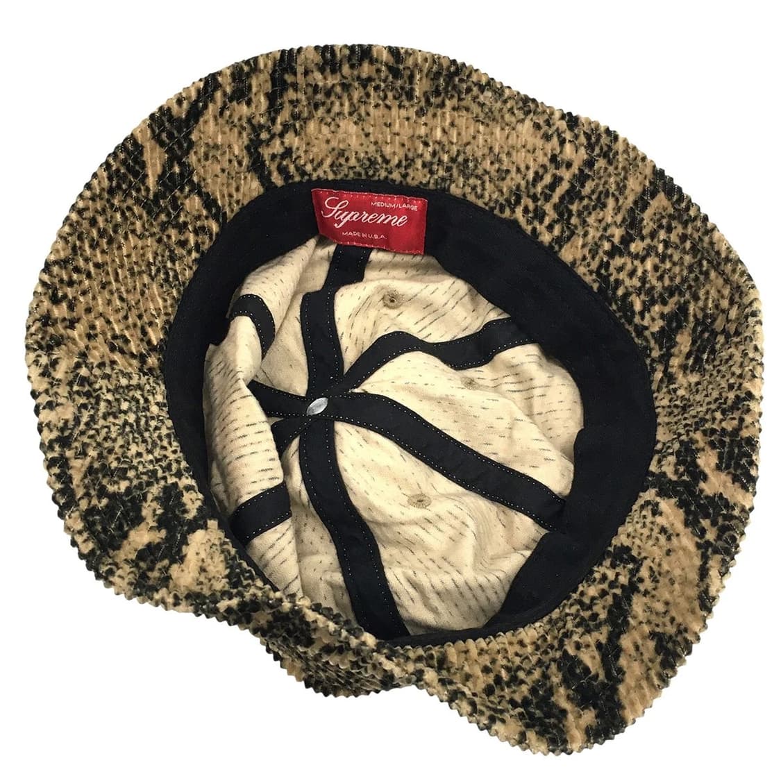 Supreme 20AW Snakeskin Corduroy Bell Hat 상품이미지4
