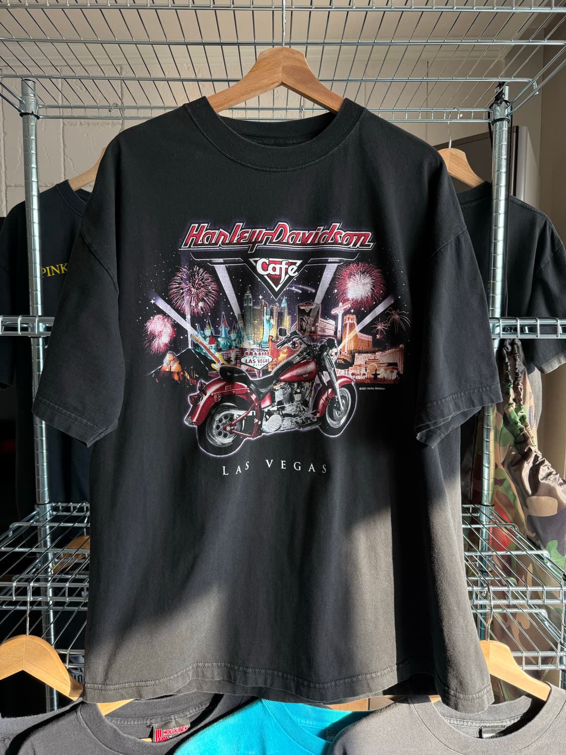 2001 할리 데이비슨 라스베가스 티셔츠 상품이미지1