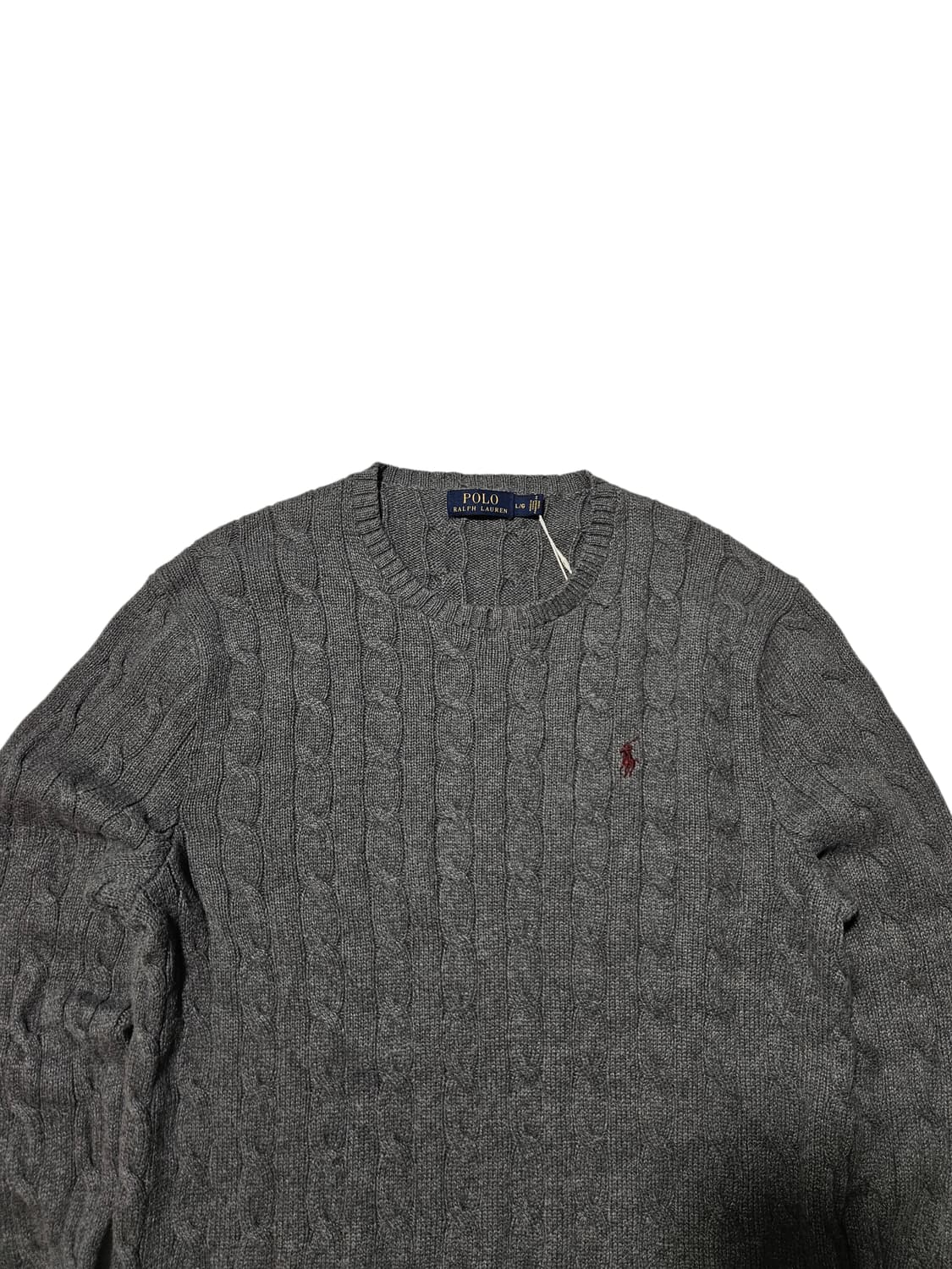 폴로 랄프로렌 케이블 니트 코튼 니트 L 상품이미지3