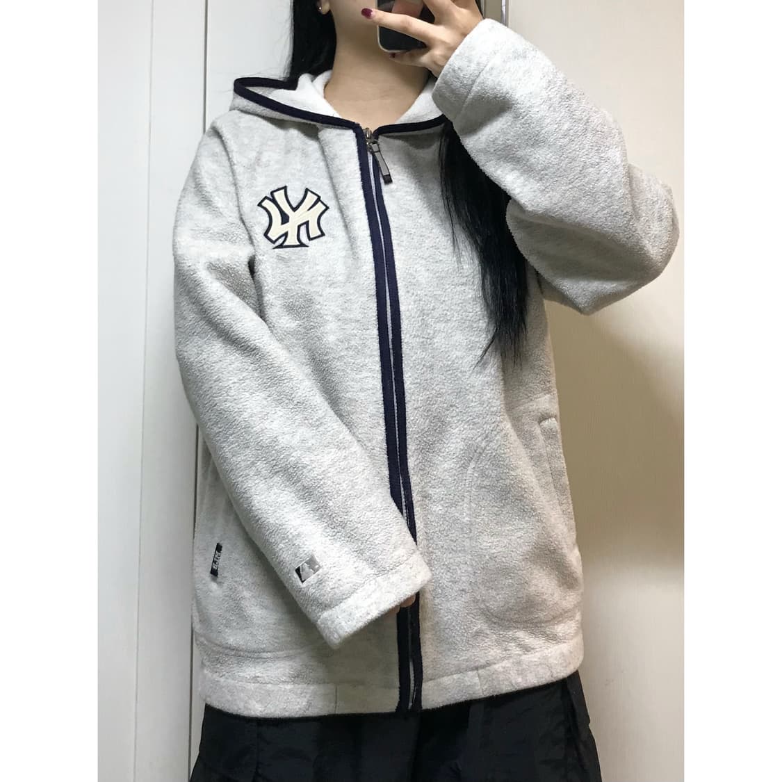 MLB 플리스 뽀글이 자켓 점퍼 95 상품이미지1