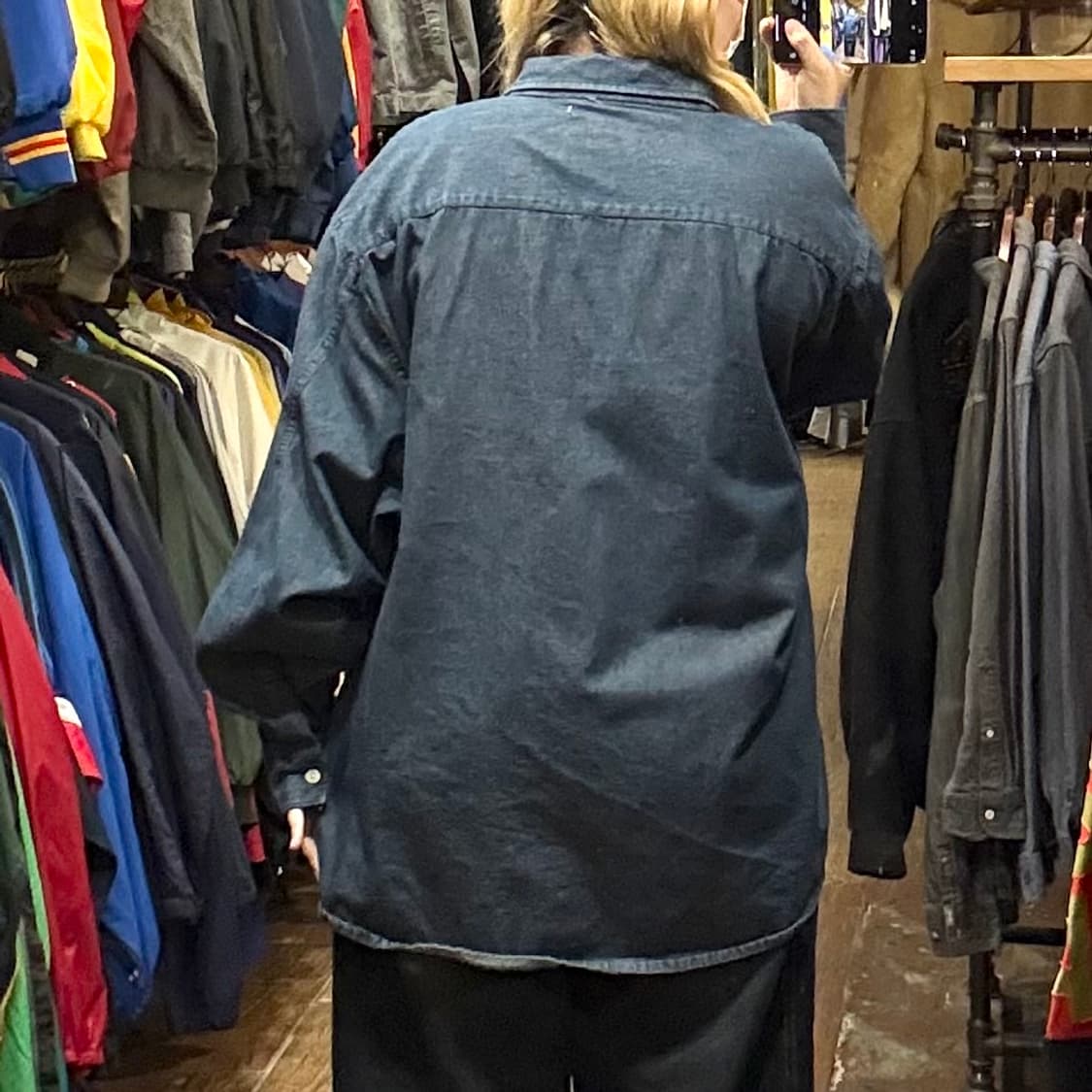 [HI] 칼하트 긴팔 데님셔츠 블루 상품이미지5