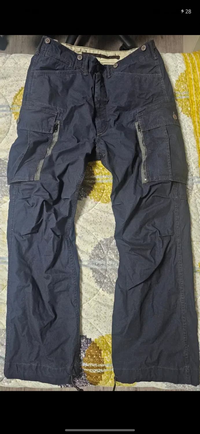 더블알엘 레인저 포플린 카고 팬츠 33x32 판매합니다 상품이미지2