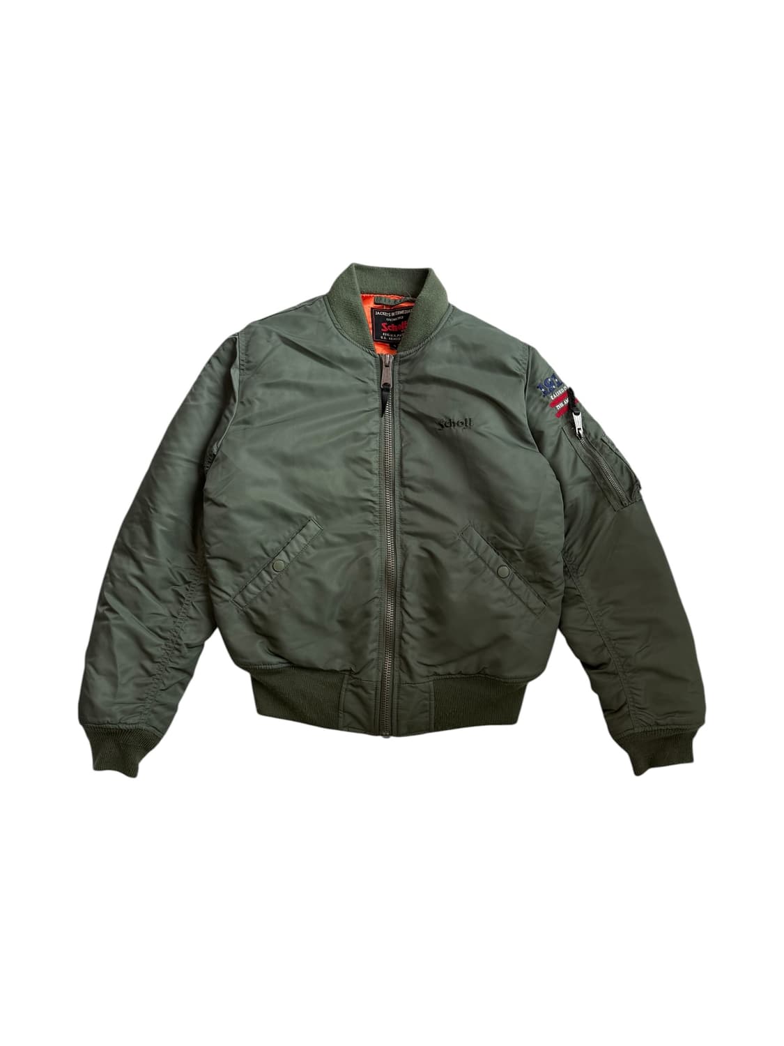 Schott 쇼트 ma-1 카키 항공점퍼 상품이미지5