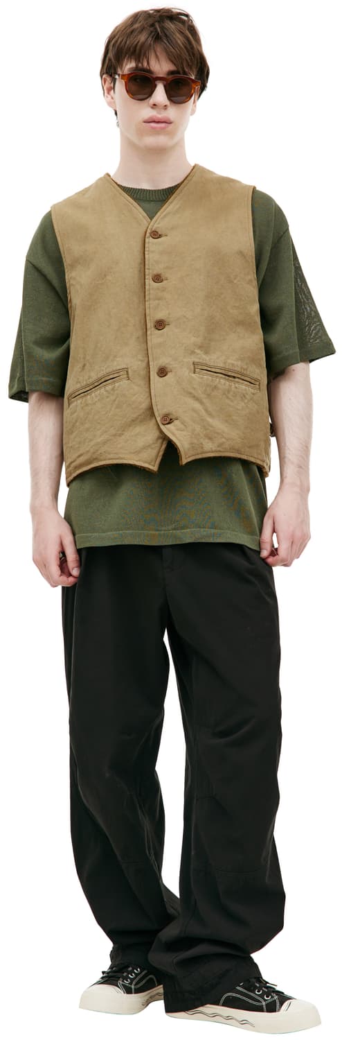 3) visvim 비즈빔 24ss 덕 베스트 카키 상품이미지7