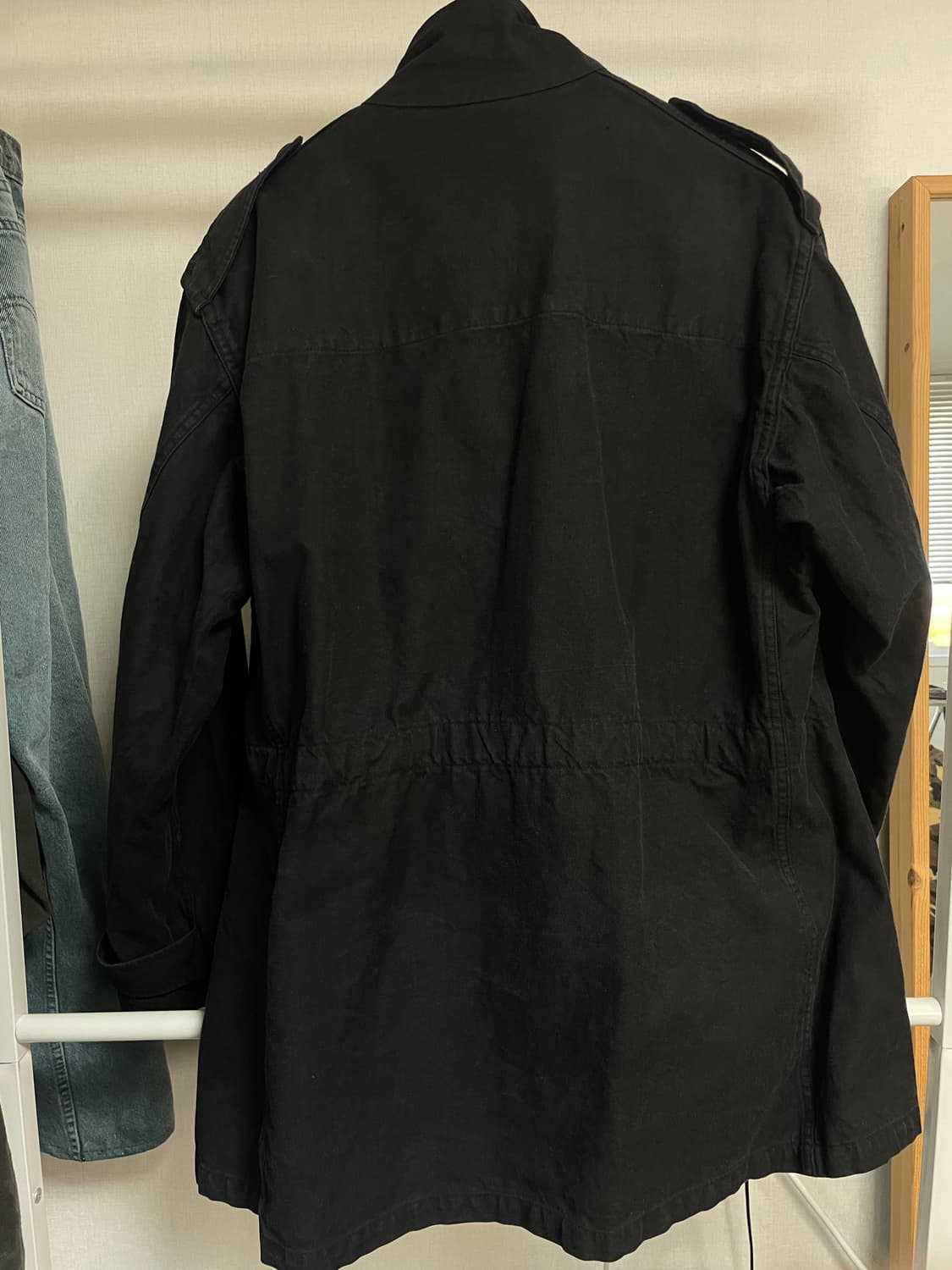 오리지널 프랑스군 m47 필드자켓 블랙 다잉 상품이미지2