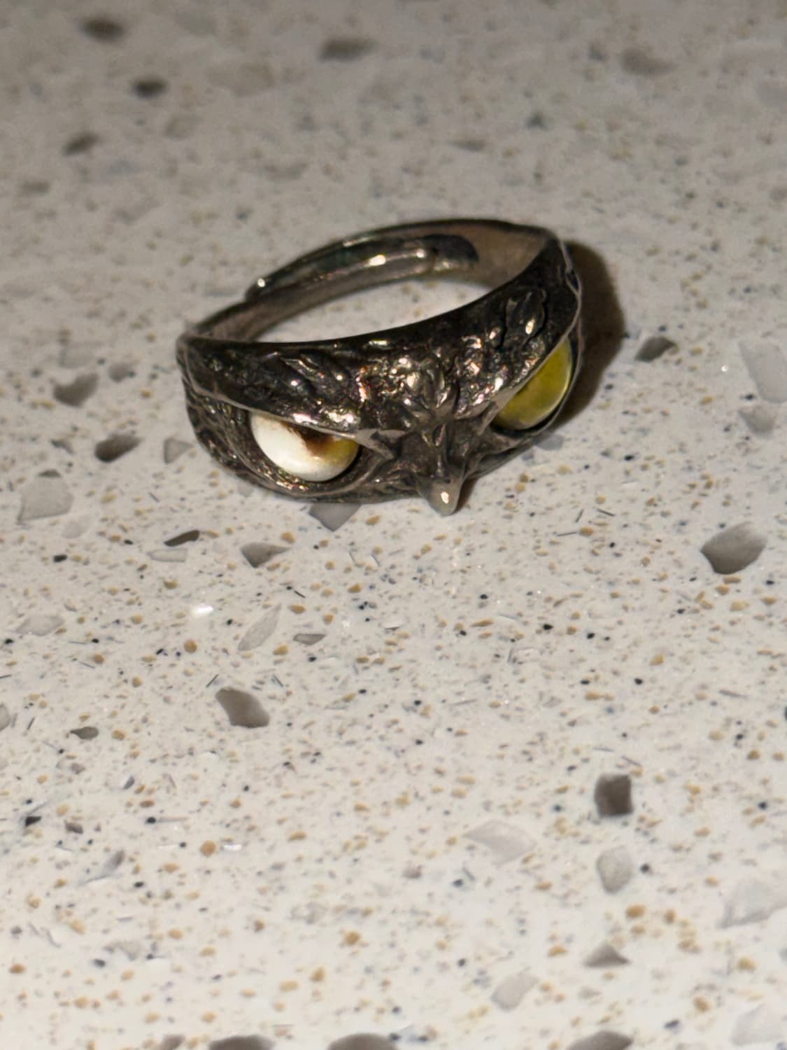 빈티지 부엉이 반지 눈반지 상품이미지3