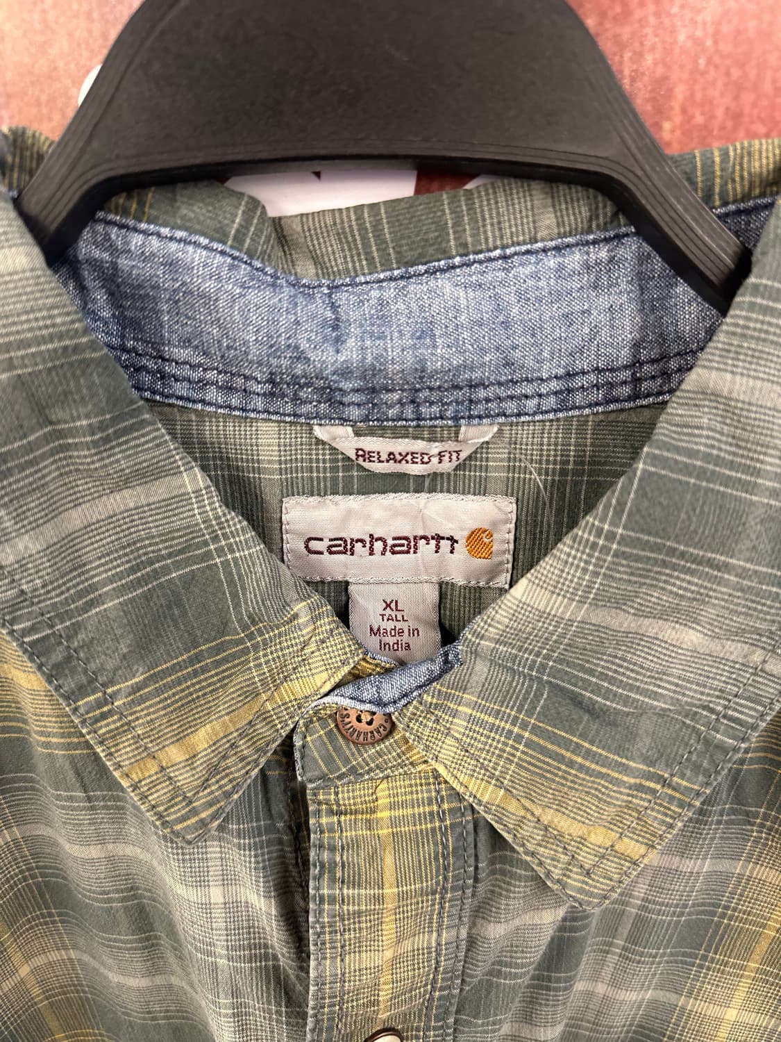 CARHARTT 칼하트 체크 반팔셔츠 상품이미지2