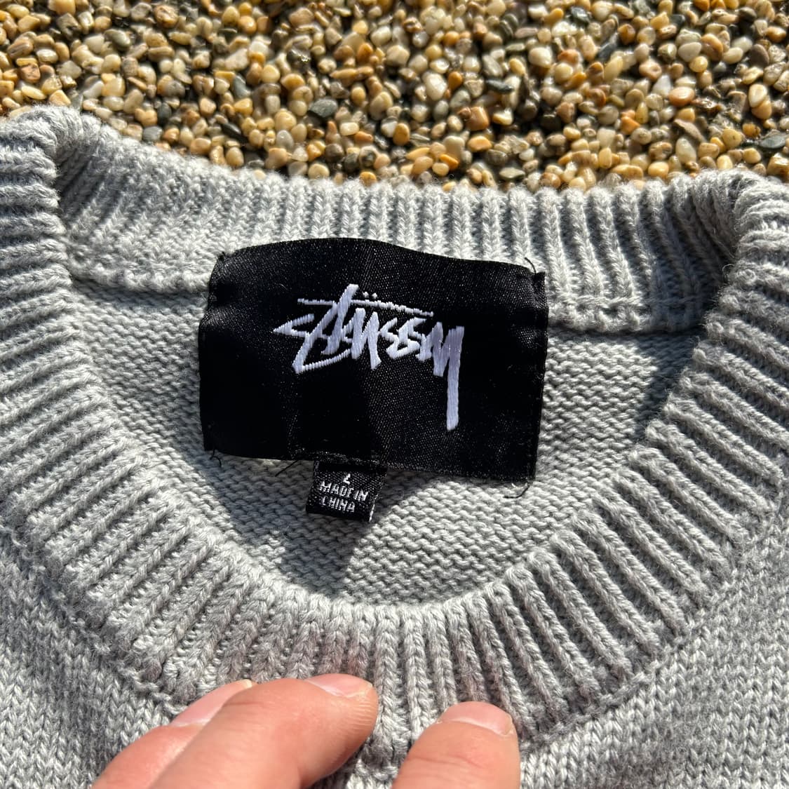 스투시(Stussy) 콘트라스트 스트라이프 니트 상품이미지4