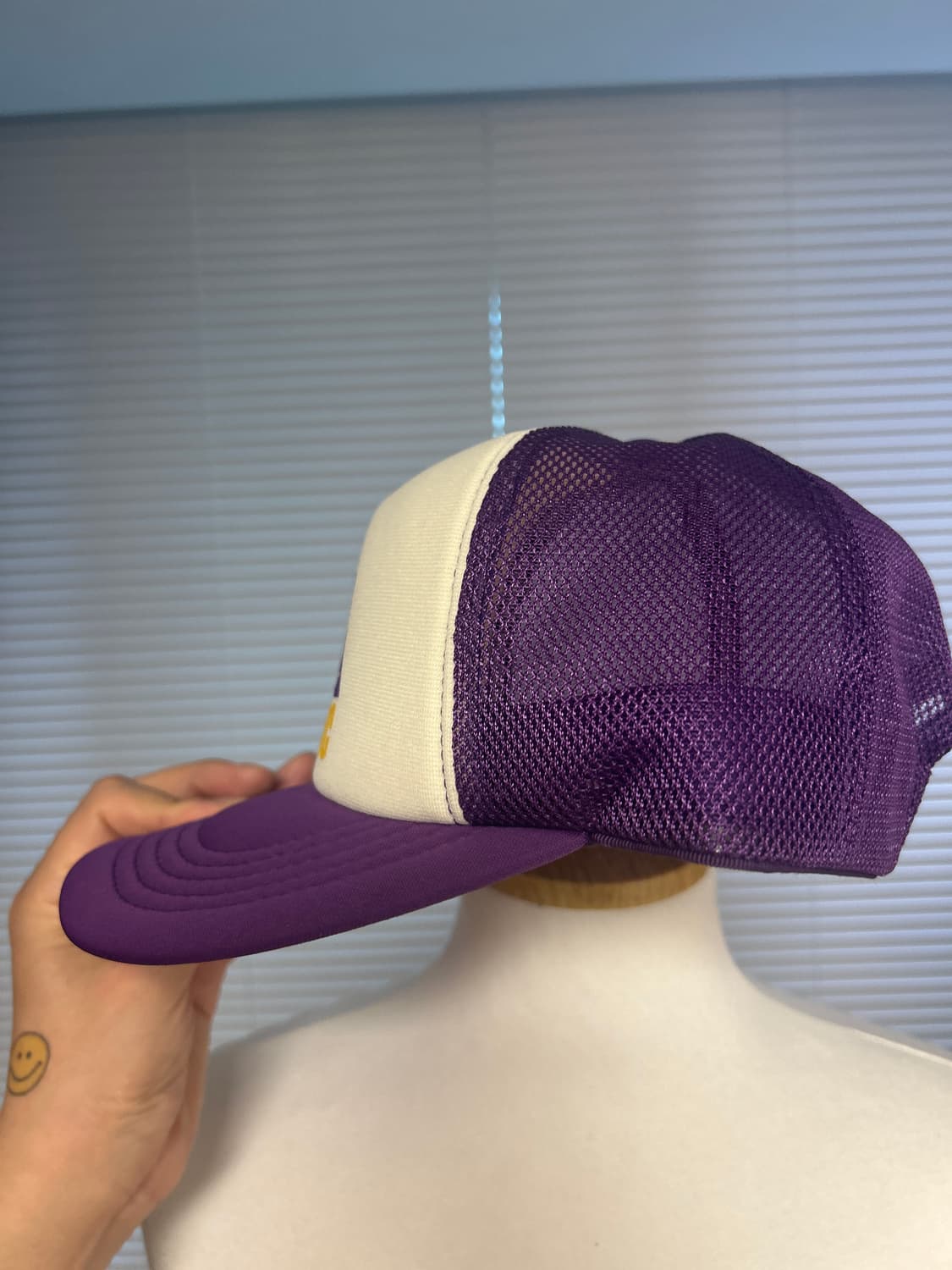 히스테릭글래머 퍼플 그래픽 메쉬 캡 상품이미지6