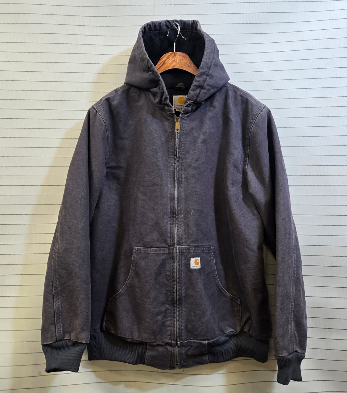 칼하트 덕 캔버스 후드 액티브 워크 자켓 상품이미지1