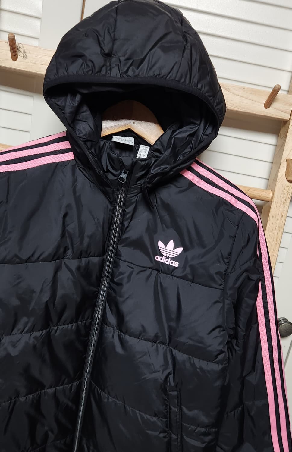 아디다스 삼선 검핑 경량 점퍼 후드 자켓 상품이미지3