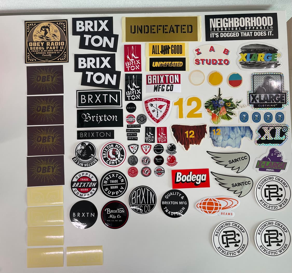 슈프림 외 브랜드 스티커 253장 일괄 세트 상품이미지6