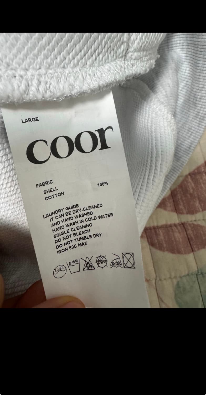 쿠어 에센셜 후드 스웻셔츠 멜란지 그레이 L 상품이미지3