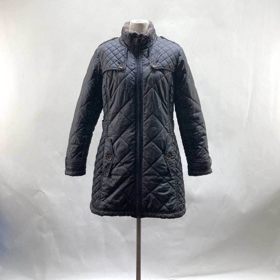 WEATHERPROOF 여성퀼팅기모자켓 블랙 L  상품이미지1