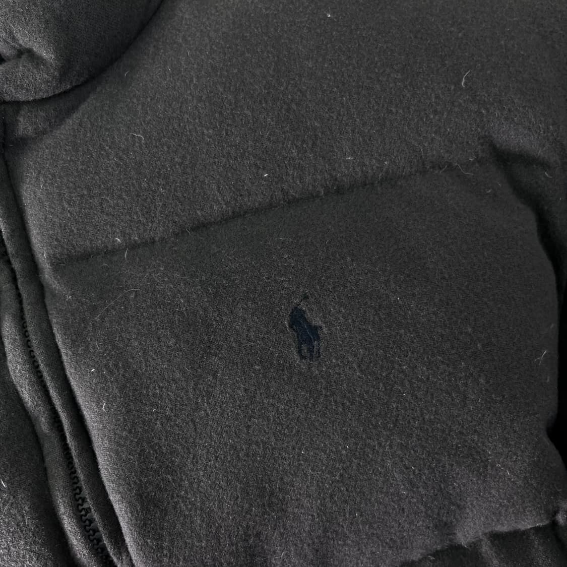 105 폴로랄프로렌 스몰포니 울 차콜 푸퍼 패딩 상품이미지2