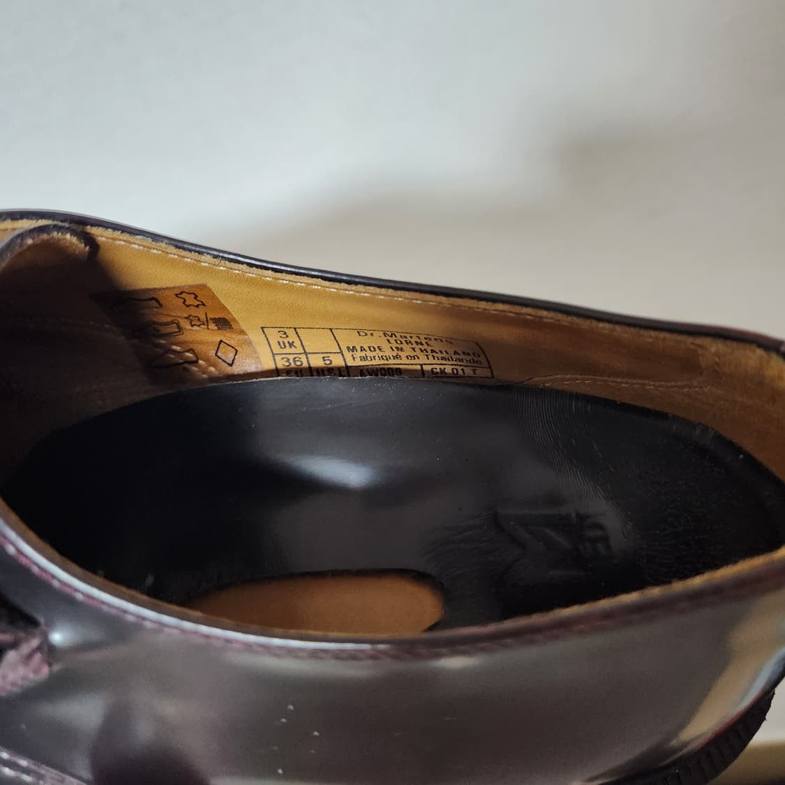 닥터마틴 론버건디 여성로퍼36/230 상품이미지5