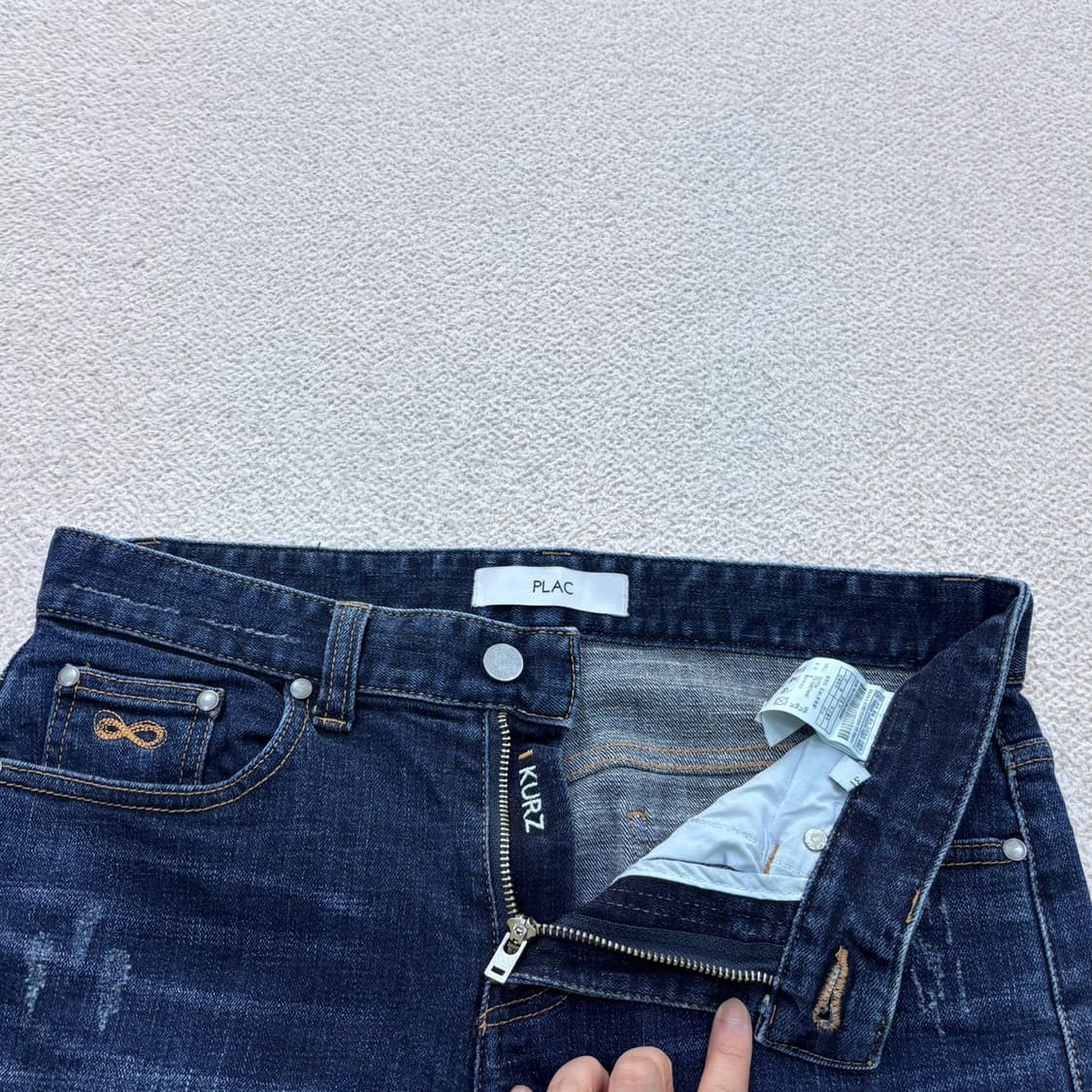 31 플랙 캐주얼 워싱 데님 팬츠 0423E 상품이미지4