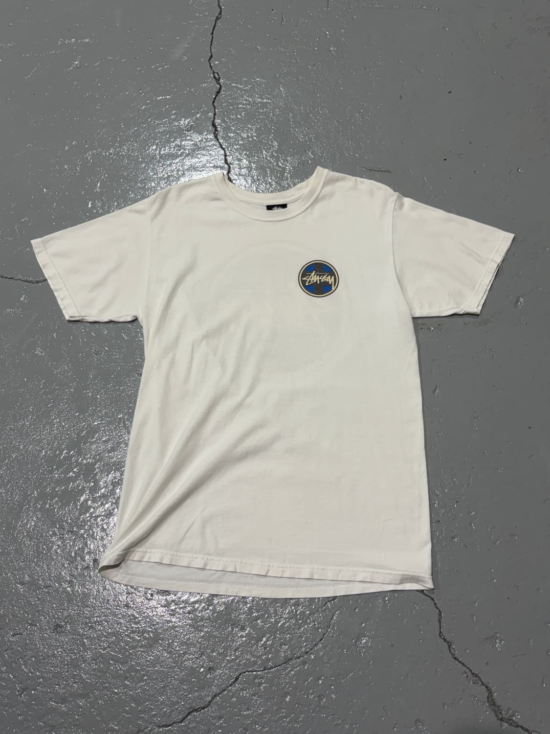 20ss 스투시(Stussy) 크로스 닷 피그먼트 다이 티셔츠 상품이미지1