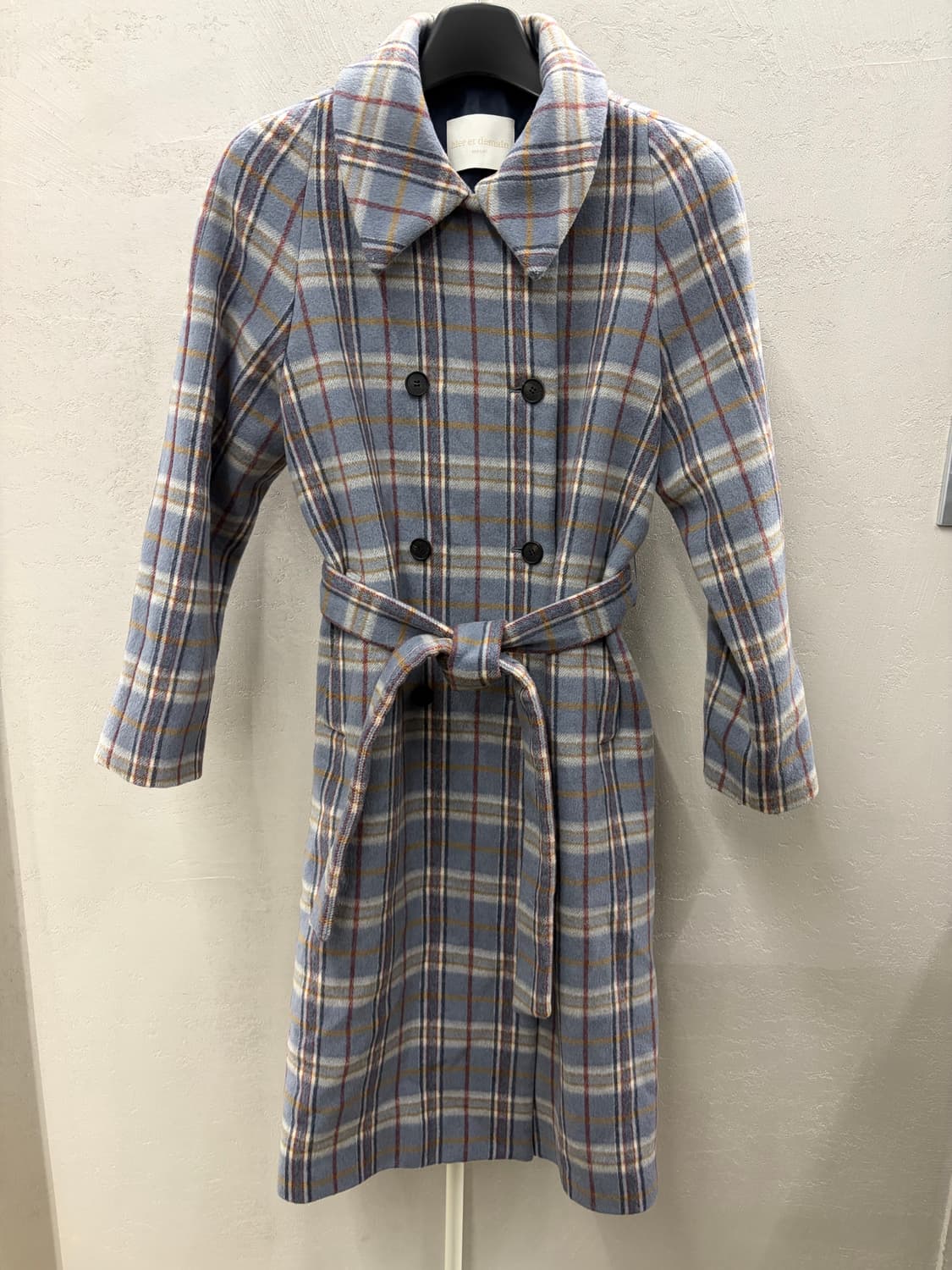 Hier et Demain 엣드맹 Check long coat M 상품이미지3