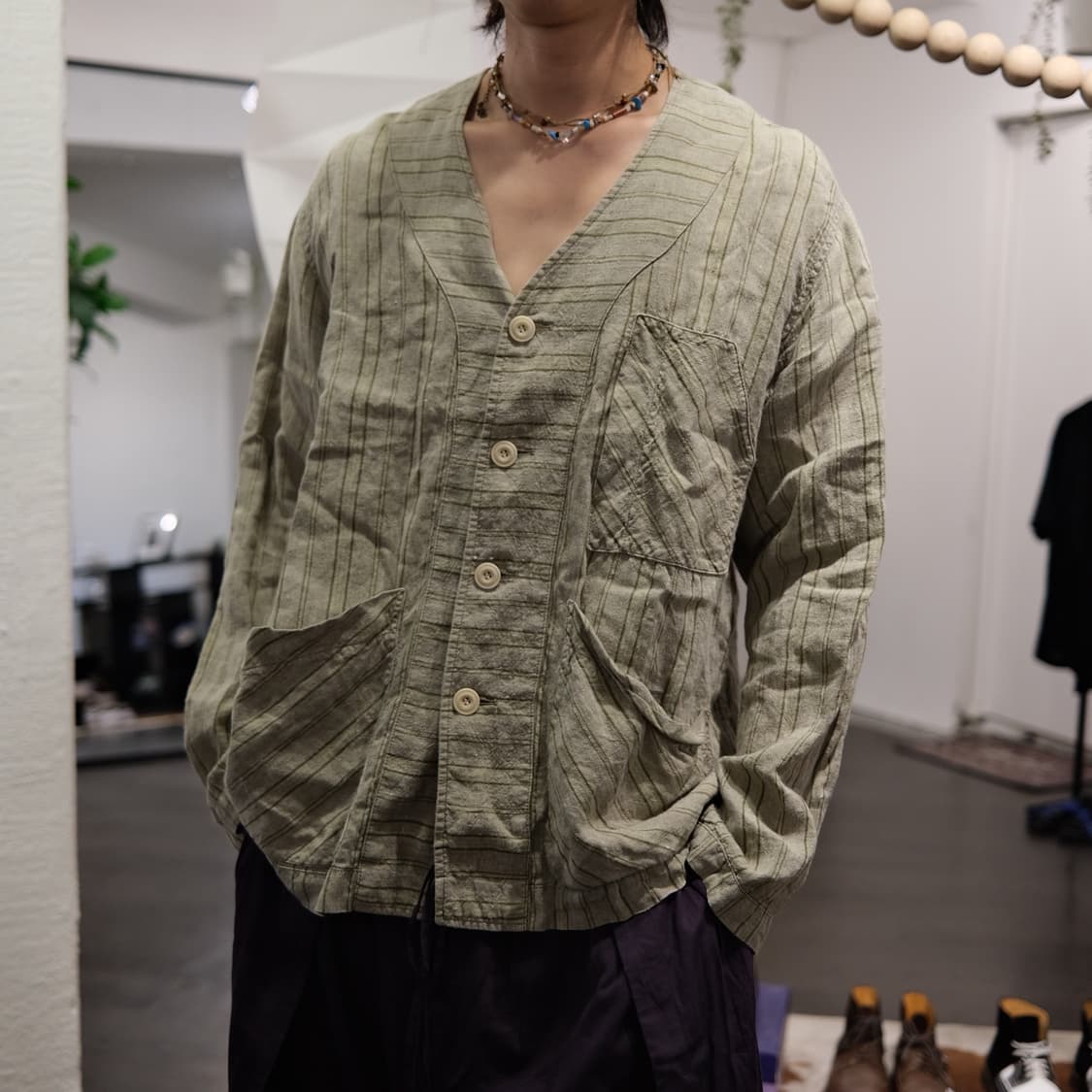 니콜라스 데일리 (Nicholas Daley) 리넨 자켓 상품이미지4