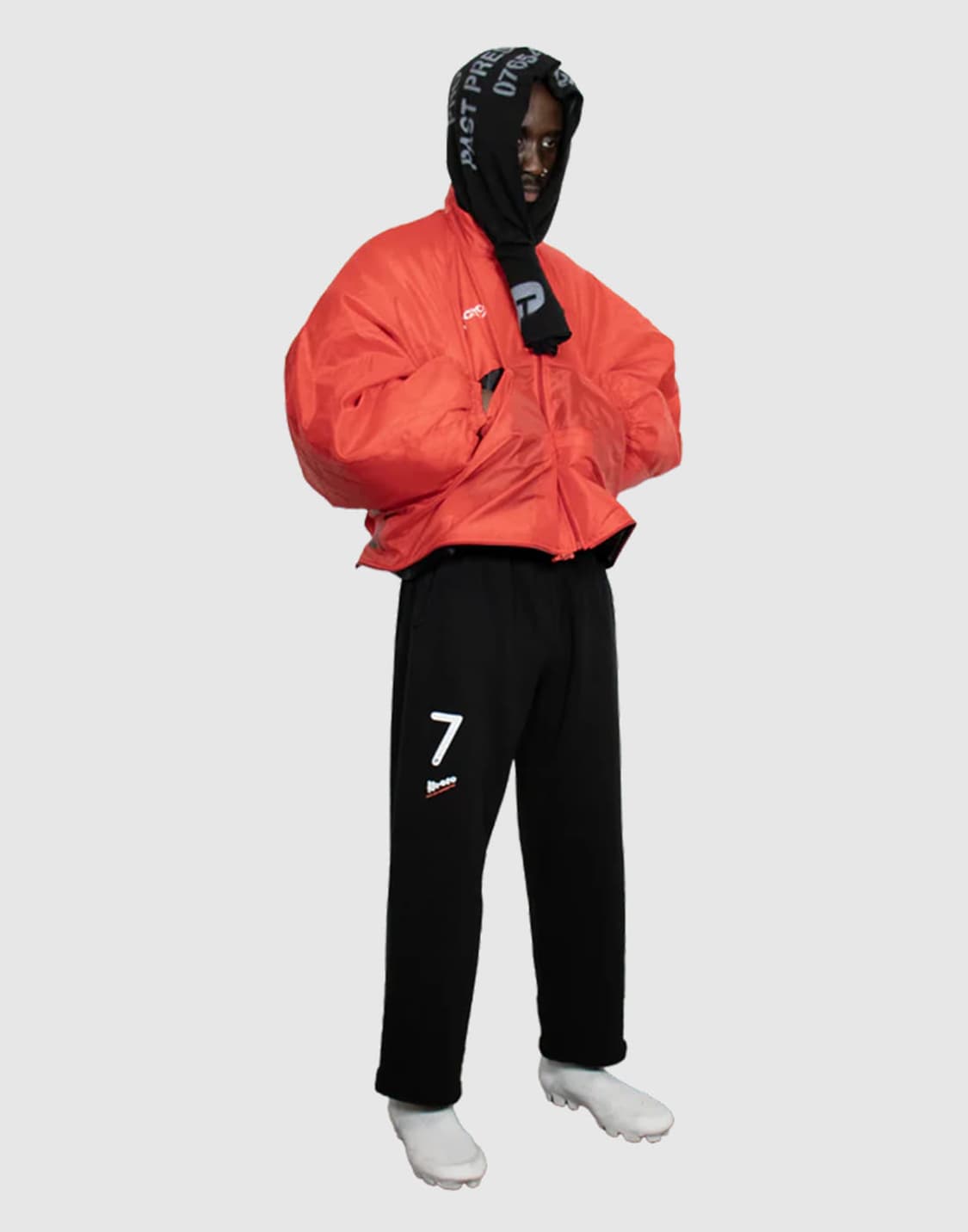 Padded twoway tracksuit jacket red 상품이미지7