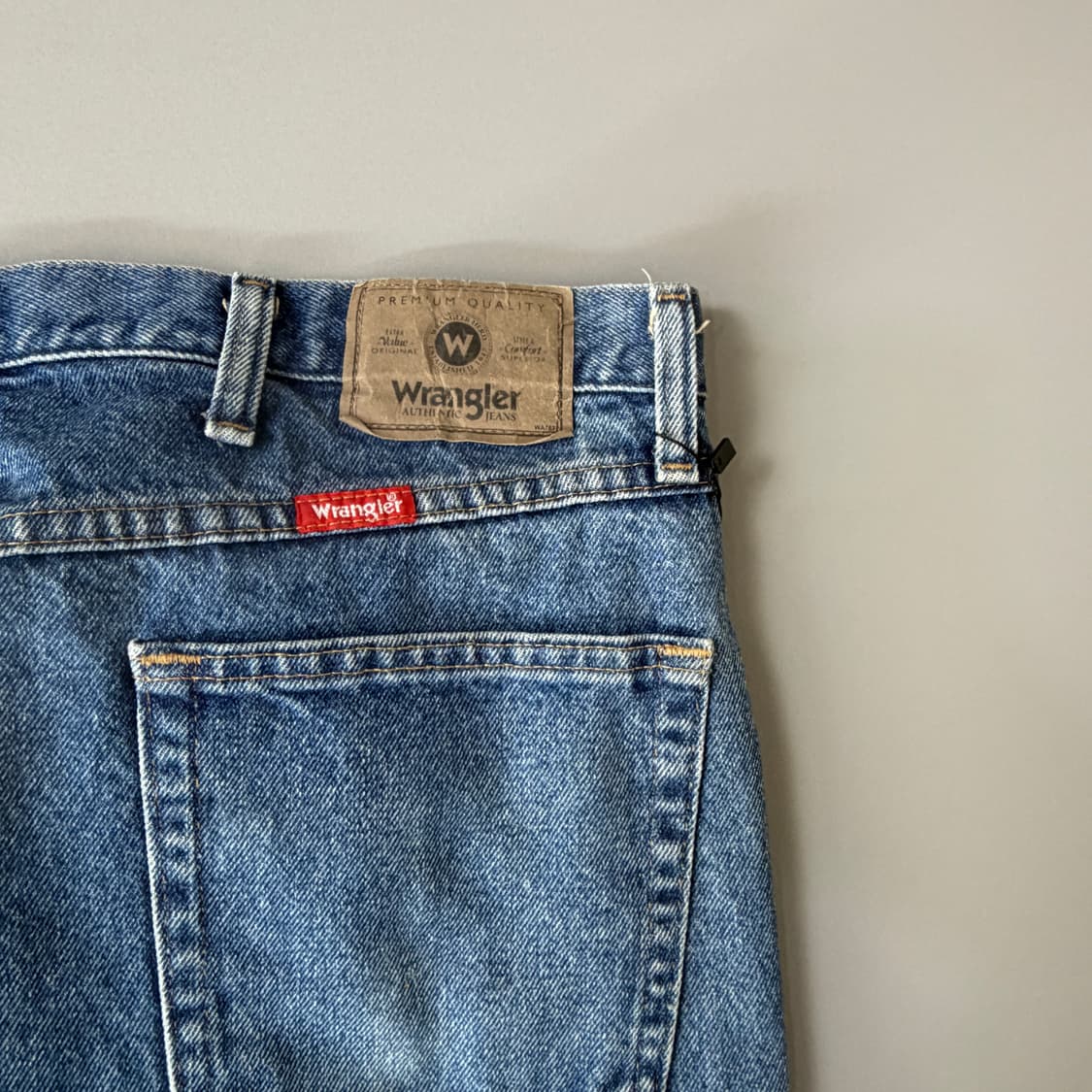 (38) 랭글러 레귤러핏 중청 데님팬츠 상품이미지5
