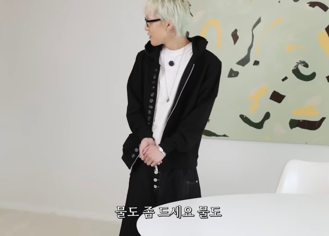 doesntmatter Full Button Hoodie (Black) 상품이미지3