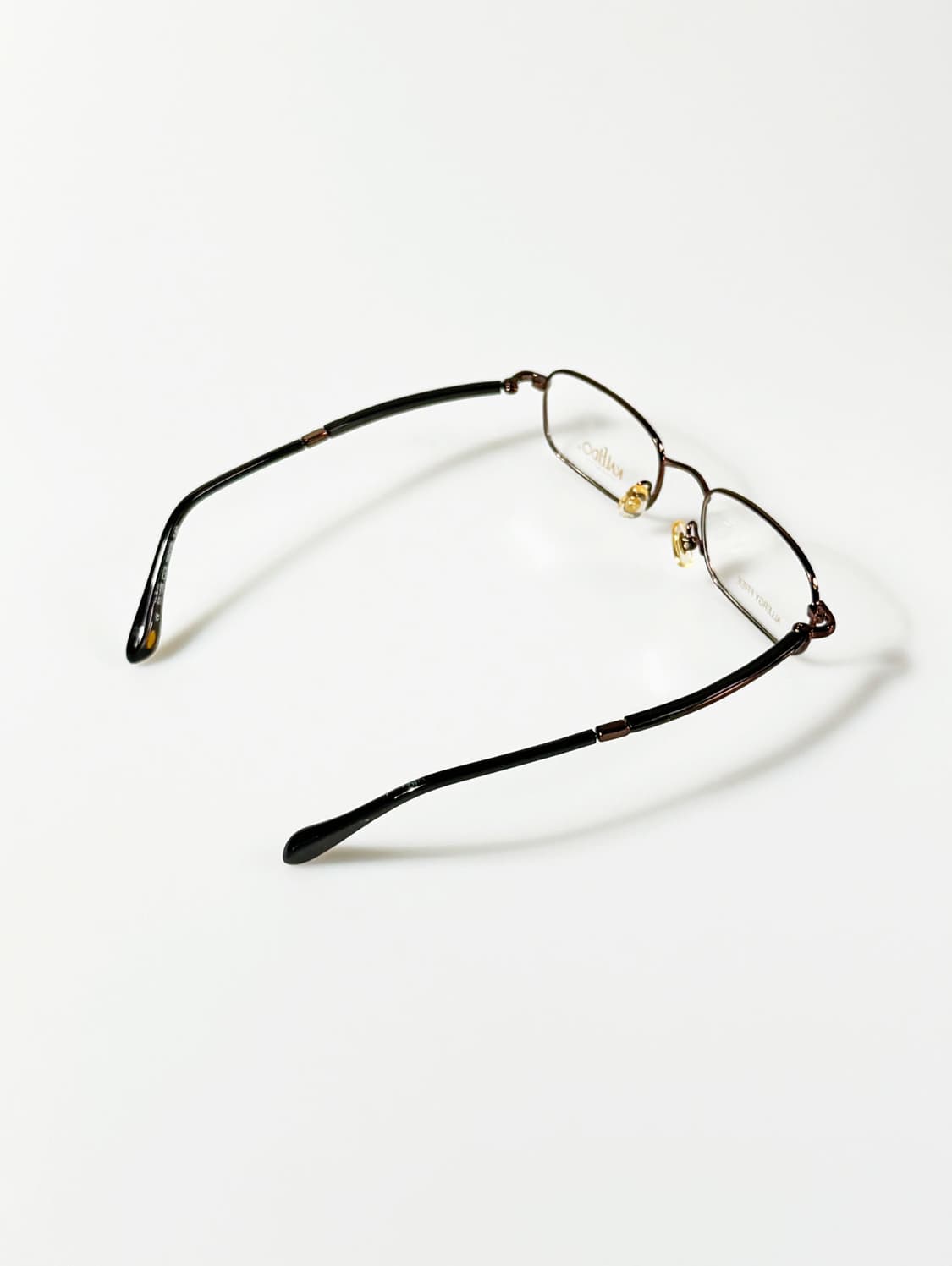KALEIDO 슬림 스퀘어 메탈 프레임 빈티지 안경 상품이미지4