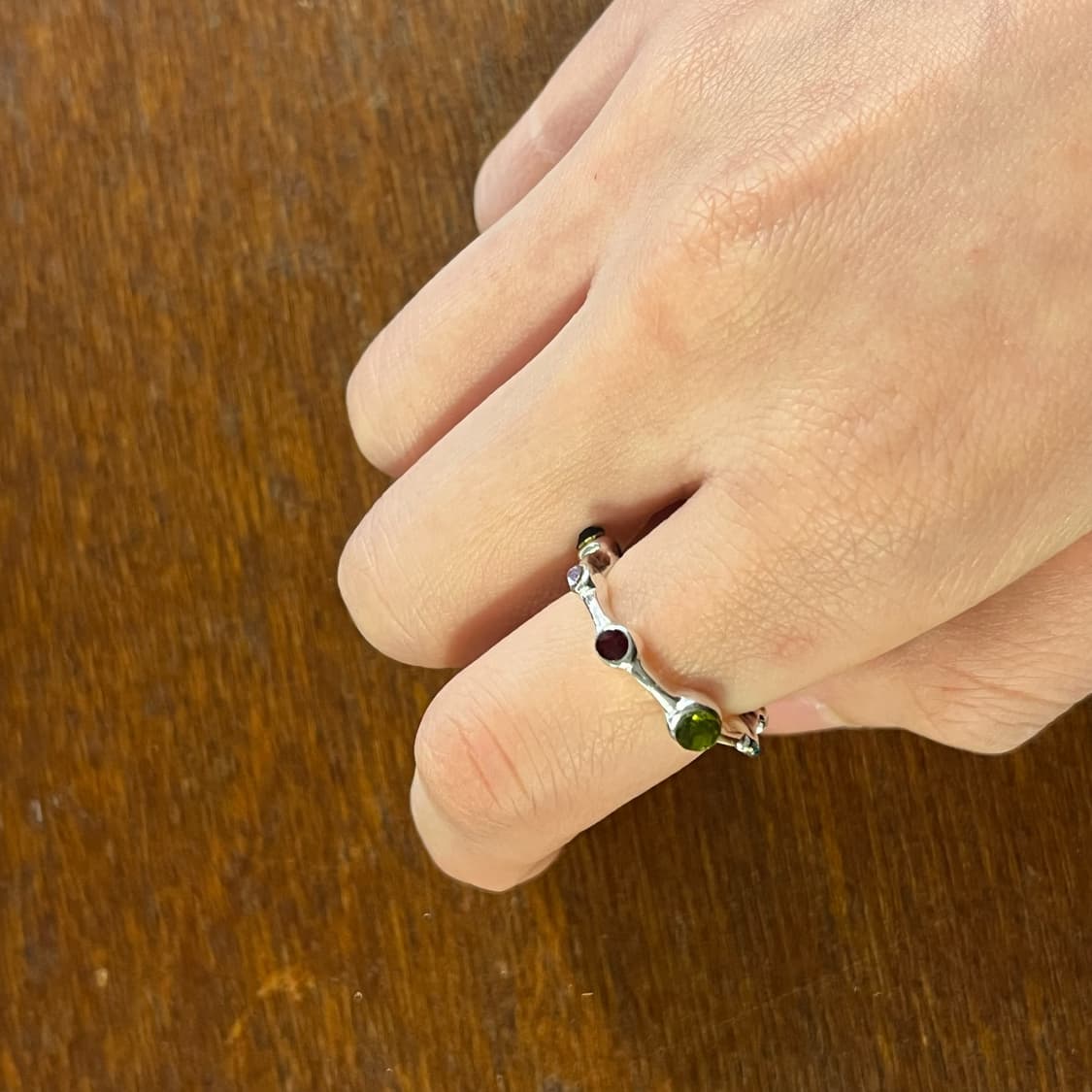 새상품 여성 신주 개구리 반지  상품이미지5