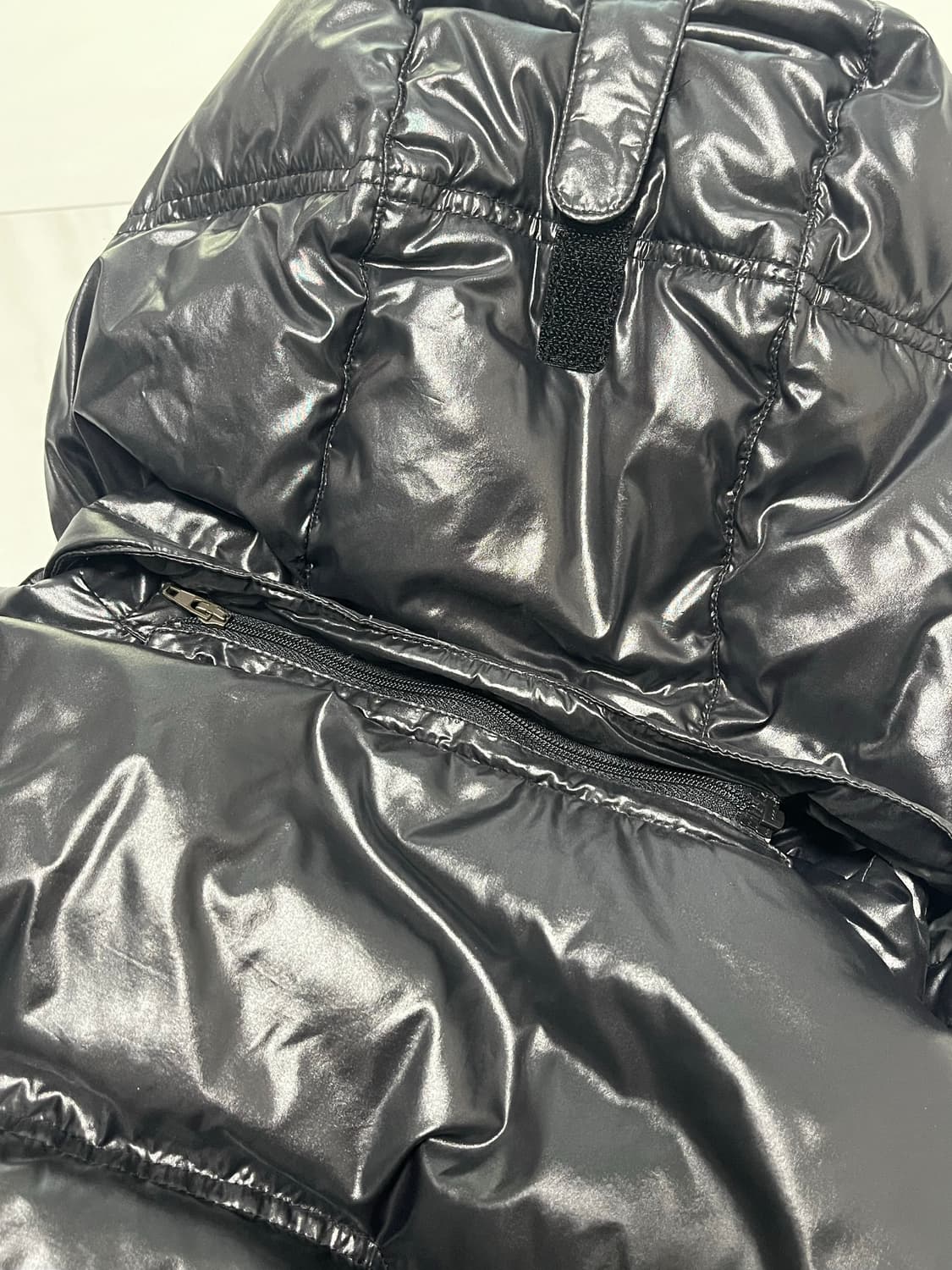 XL/105] 몽벨 EX 800 필파워 유광 구스다운 패딩 (탈부착 후드 상품이미지8