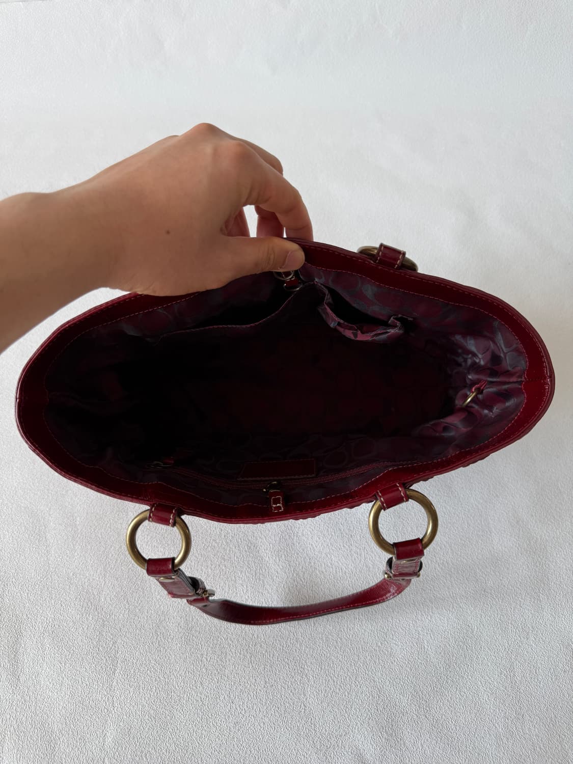 코치(COACH) 레더 토트백 상품이미지8