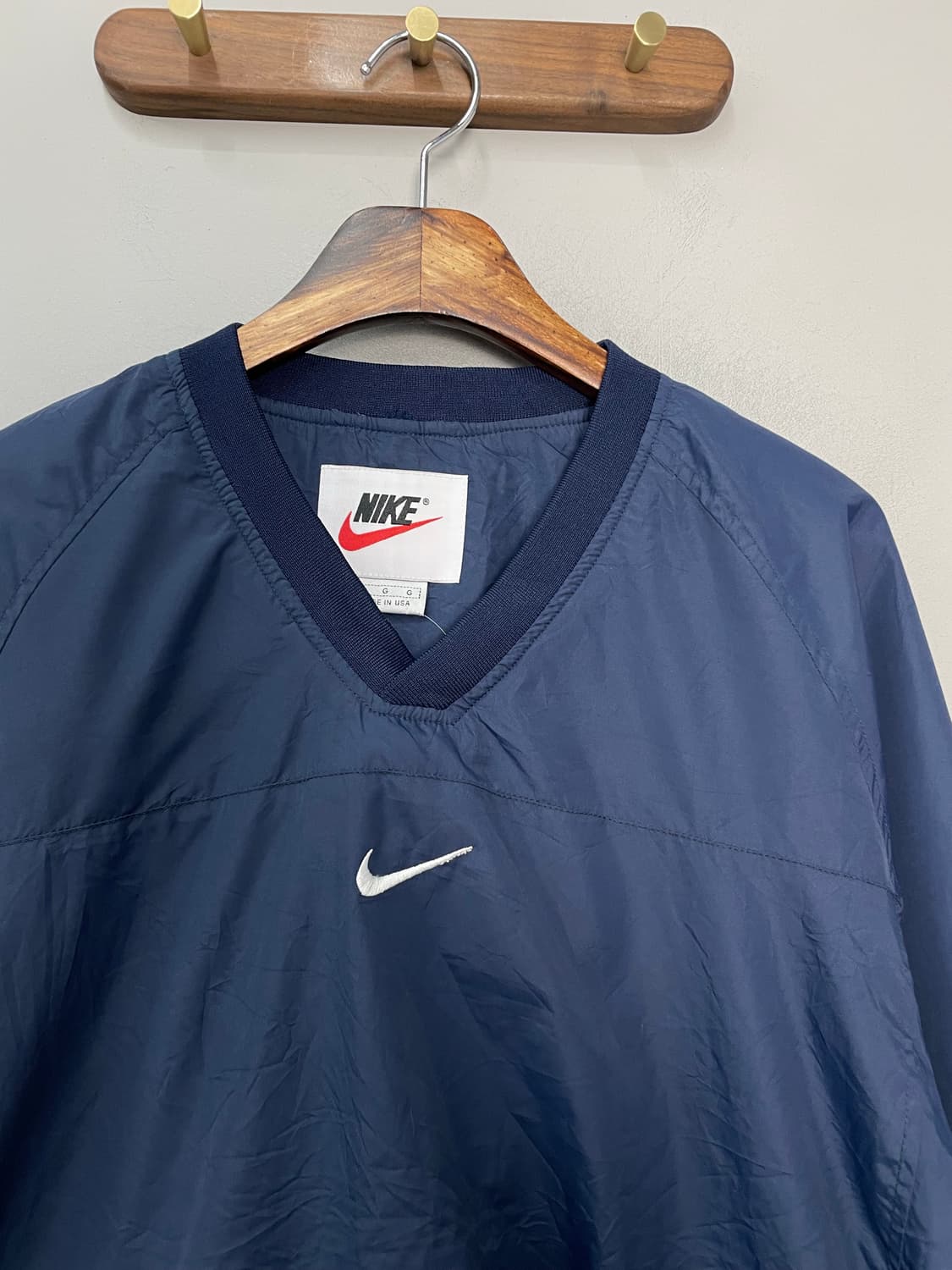나이키 올드스쿨 브이넥 네이비 웜업 H2311 상품이미지3