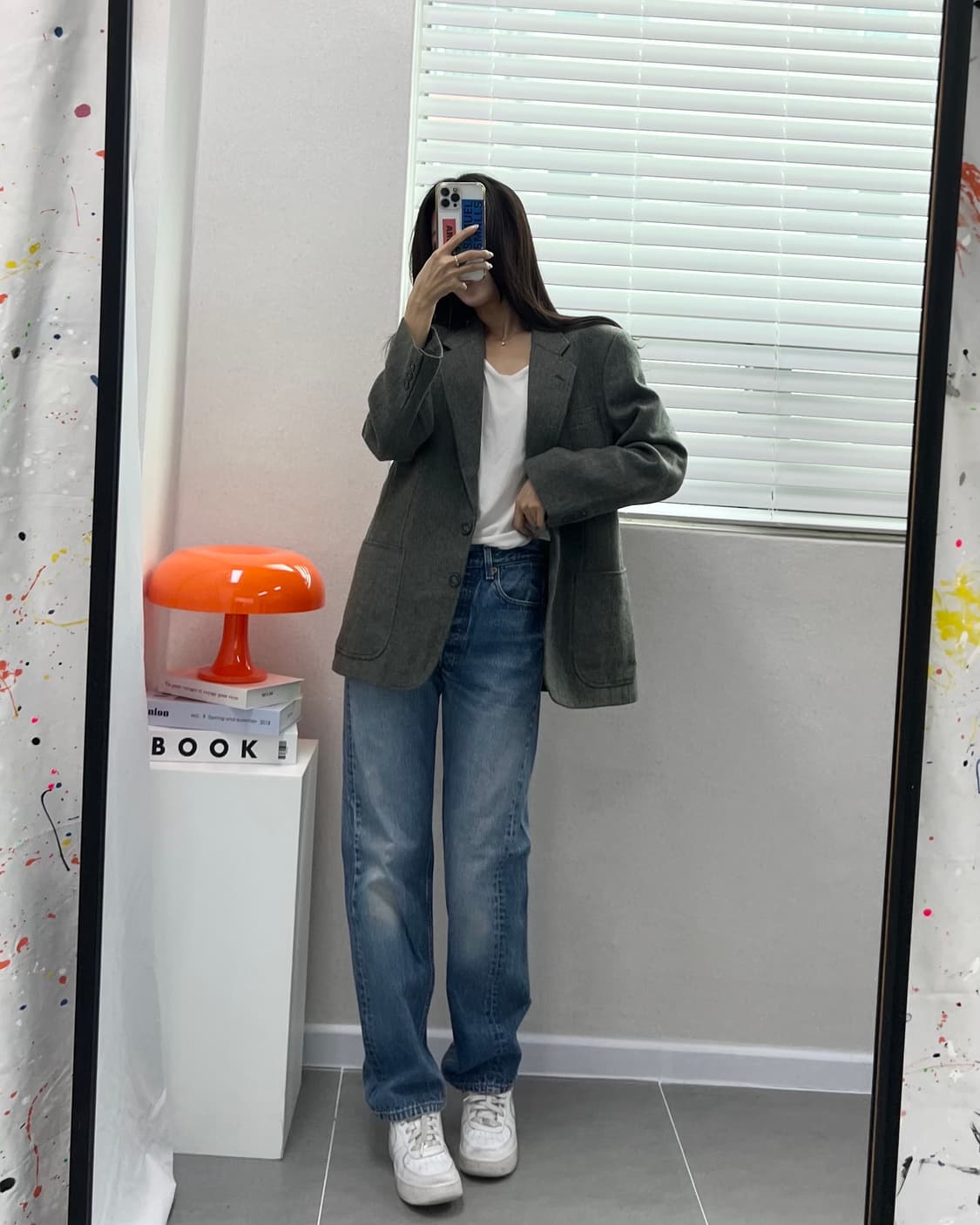 (M)빈티지 울 블레이져-M1427 상품이미지8