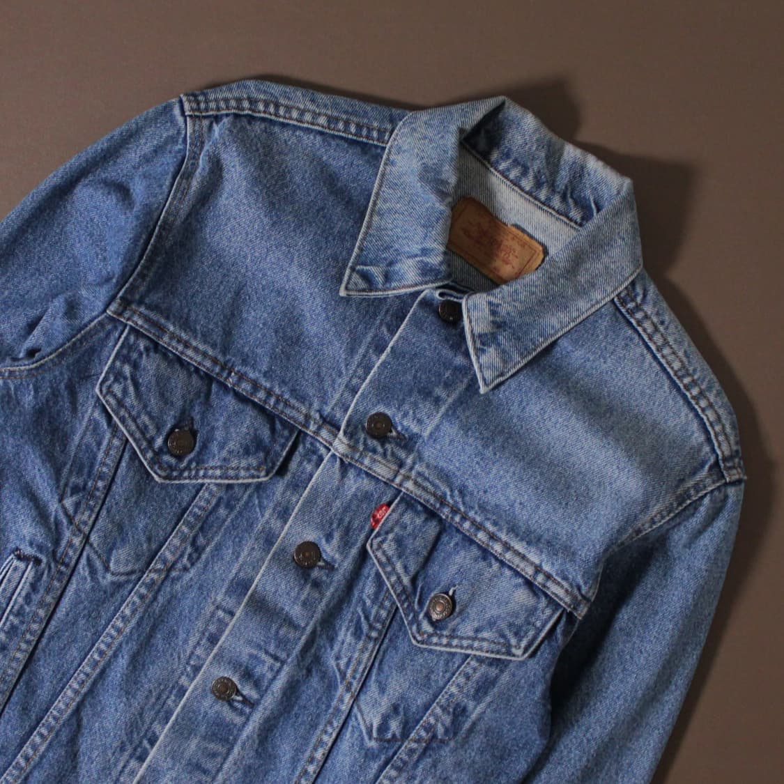 80s Levi’s 리바이스 70506 USA 데님 트러커 자켓 L032 상품이미지3