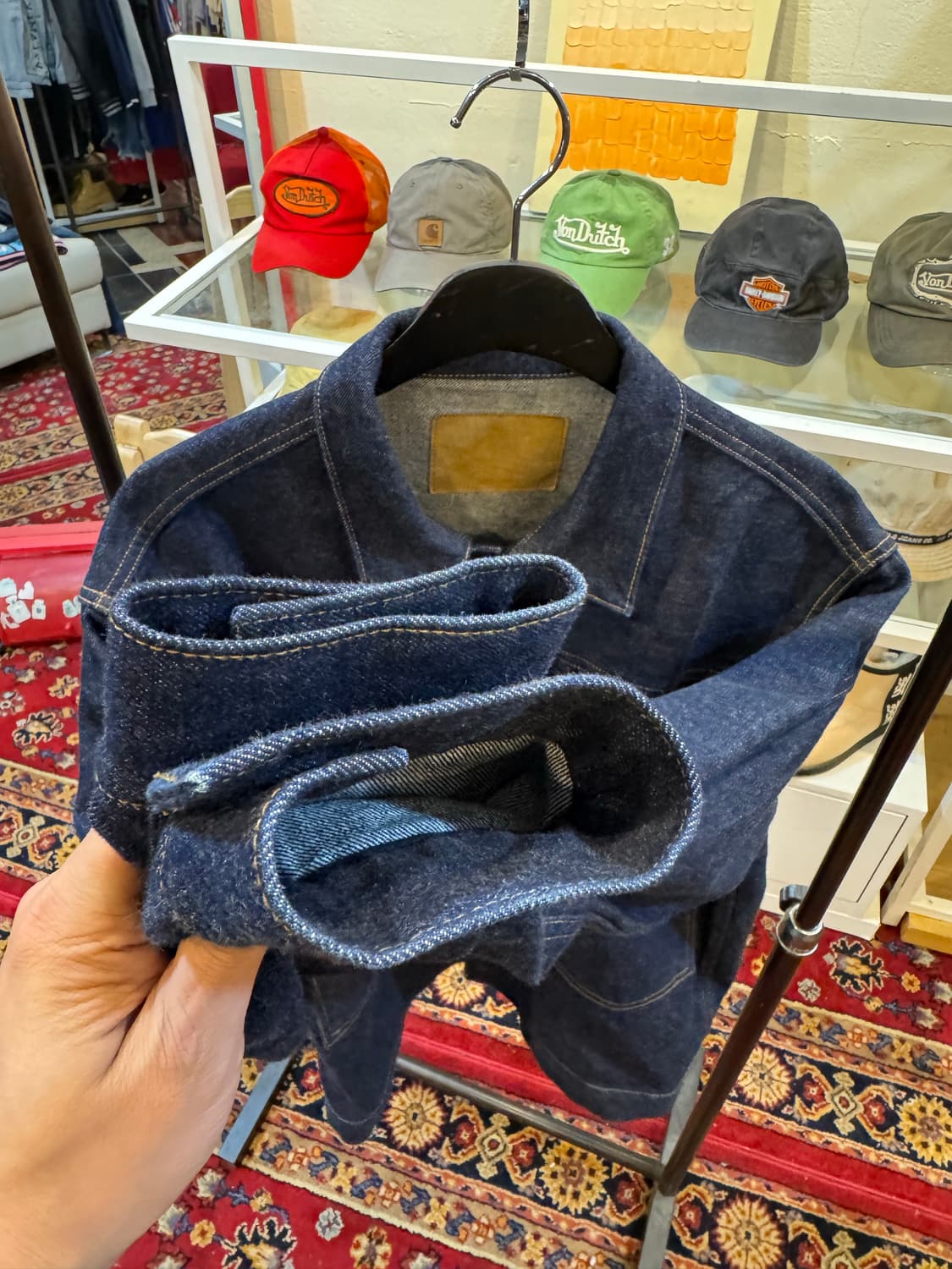 오디너리핏츠 원 워시 2nd 타입 데님 자켓 40size 상품이미지6