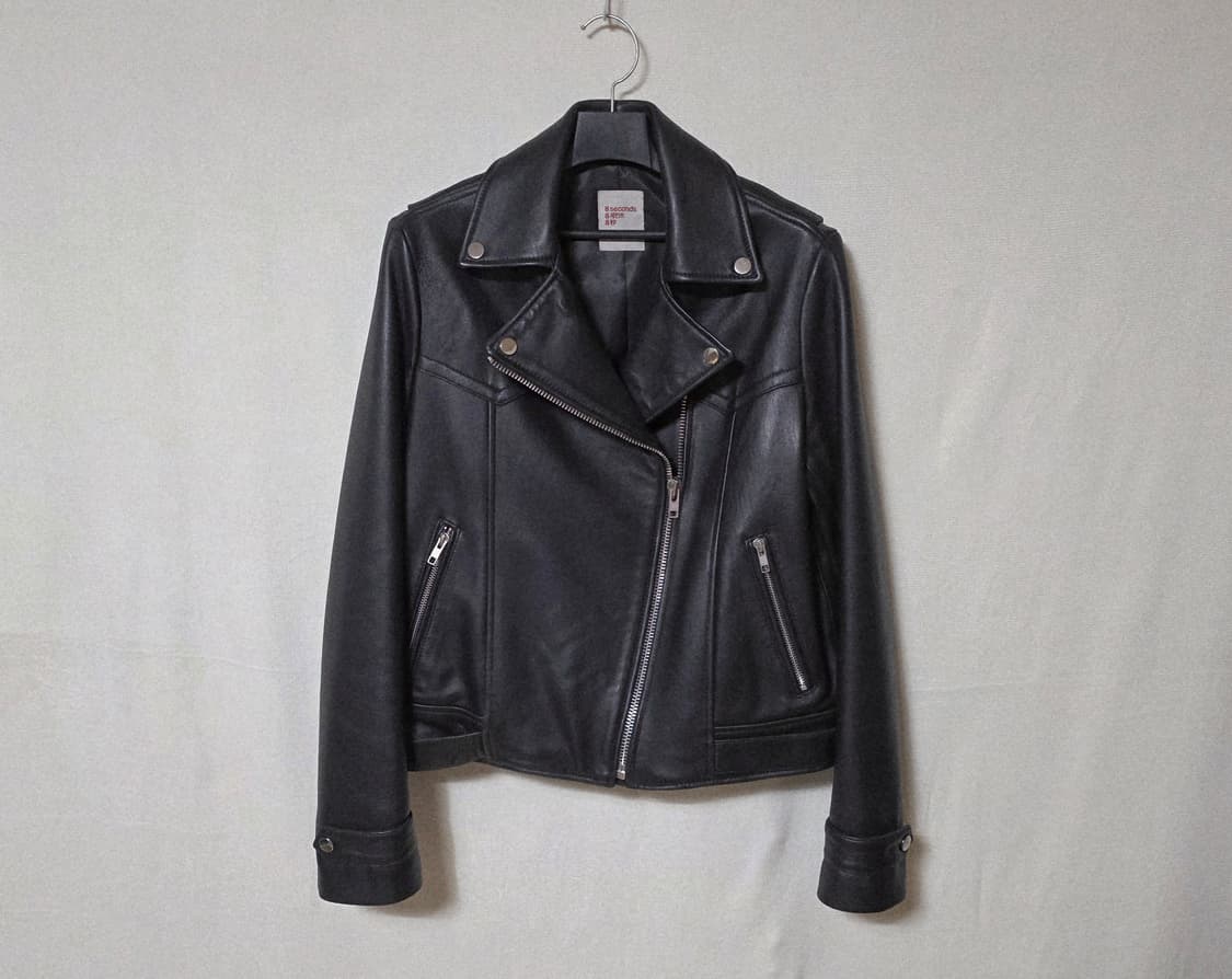 8세컨즈 양가죽 라이더 자켓 L사이즈 상품이미지3