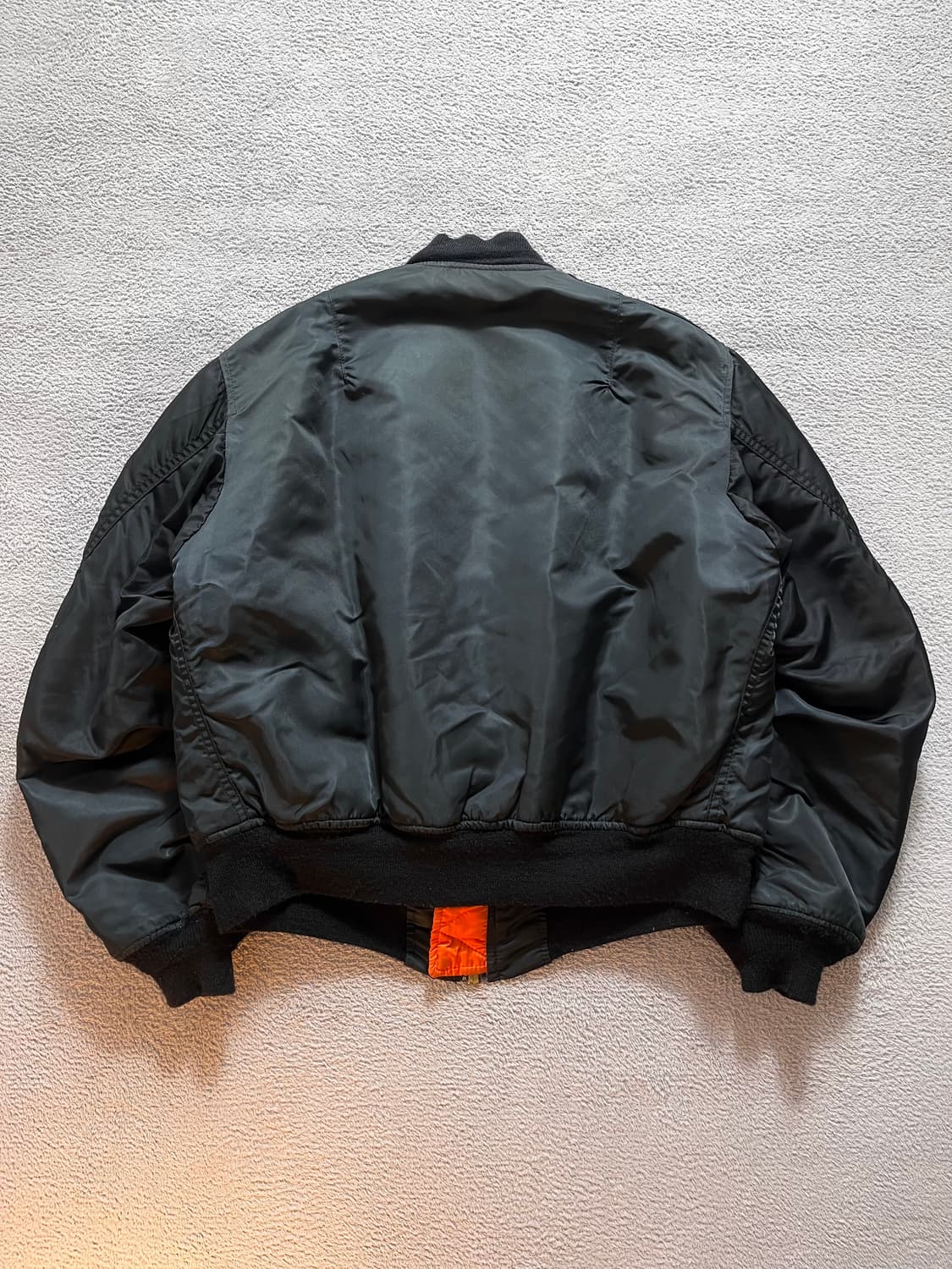 90s USA 알파 MA-1 플라이트 자켓 항공점퍼 상품이미지7