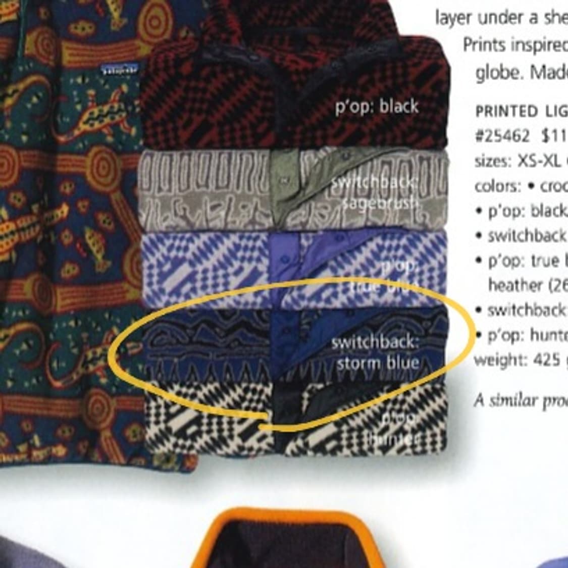 (L)Rare파타고니아 90s Usa 블루스톰 악어 신칠라 상품이미지10