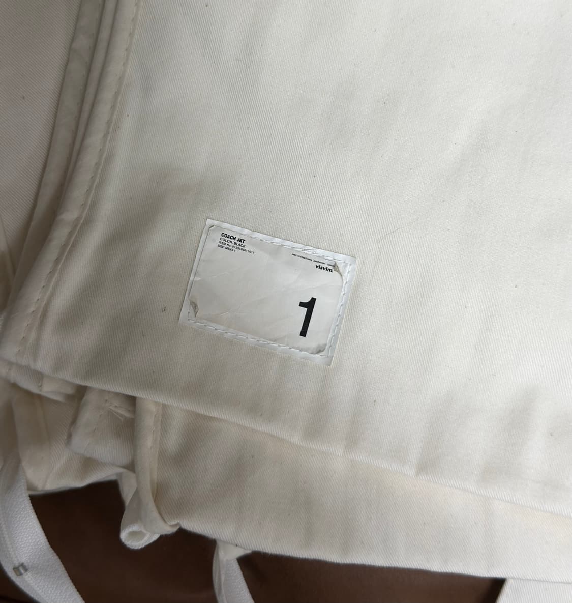 23SS 비즈빔 코치자켓 블랙 1사이즈 상품이미지6