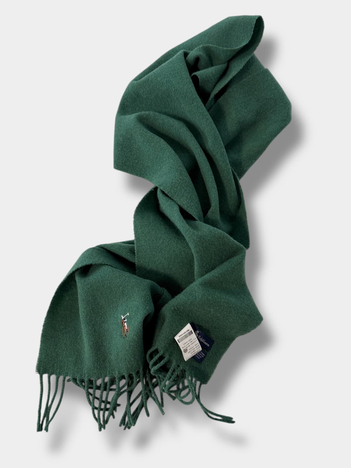 폴로 랄프로렌 00‘s 램스울 그린 머플러 상품이미지1